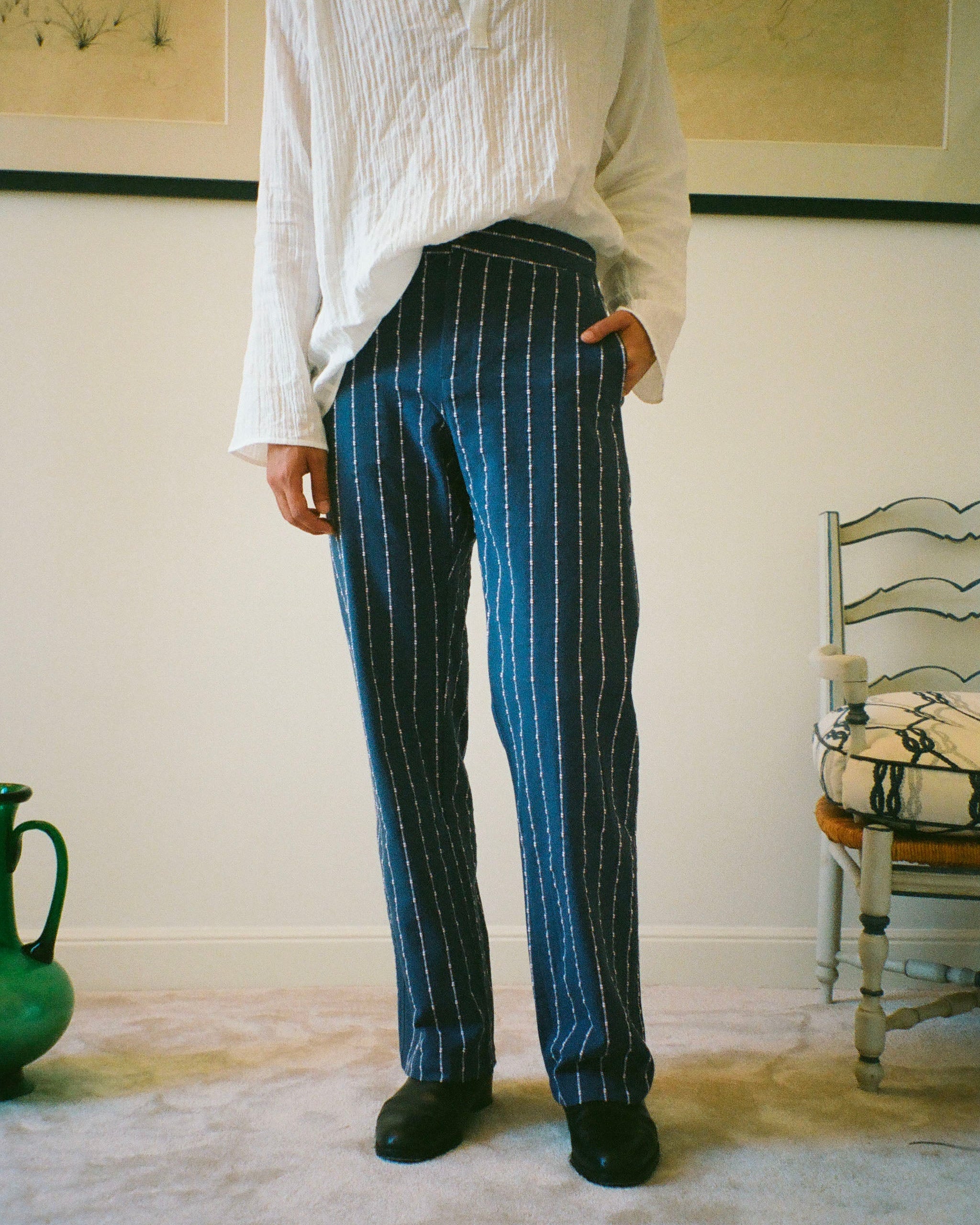 PANTALON CAPON TRESSE BLUE BURG