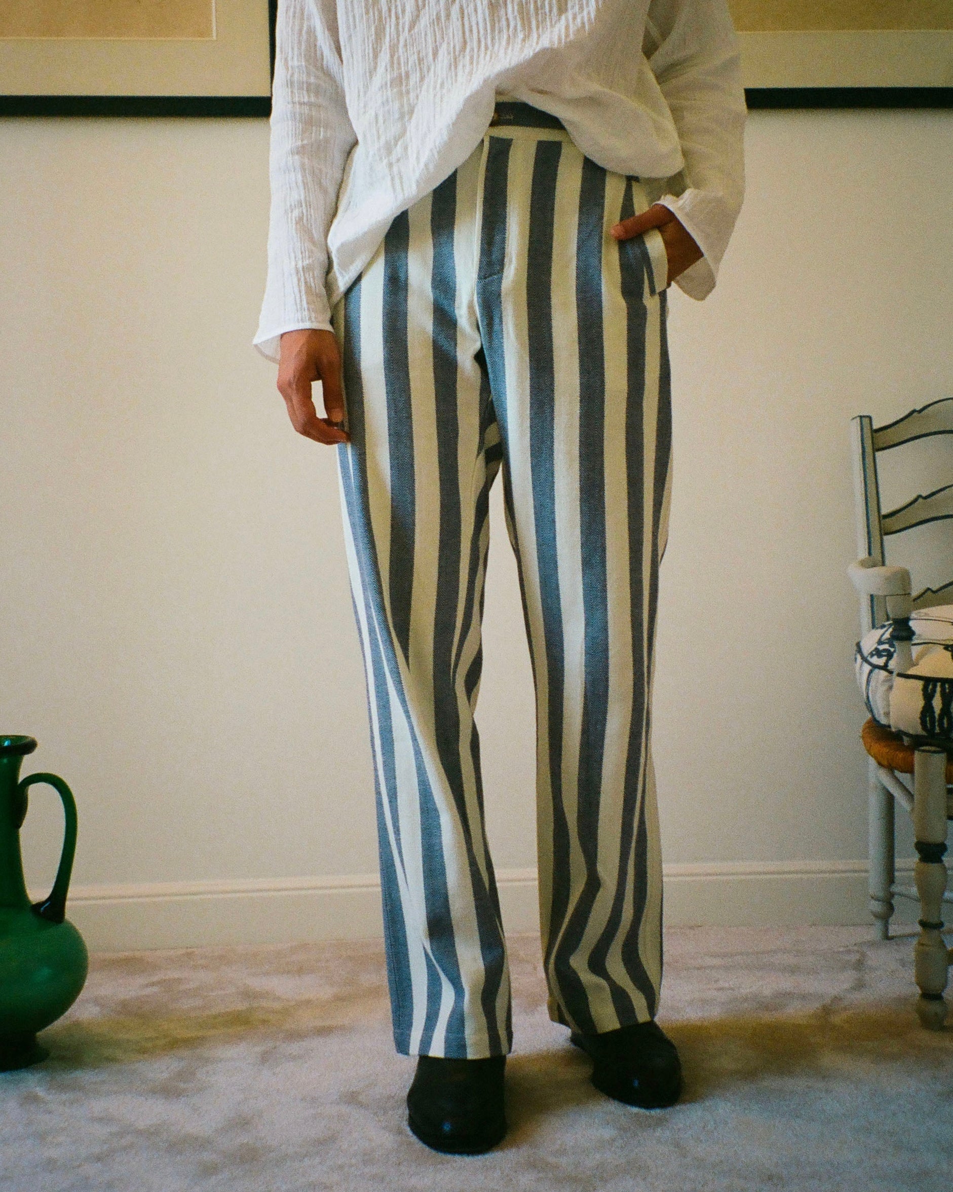PANTALON CAPON PARASOL BLEU