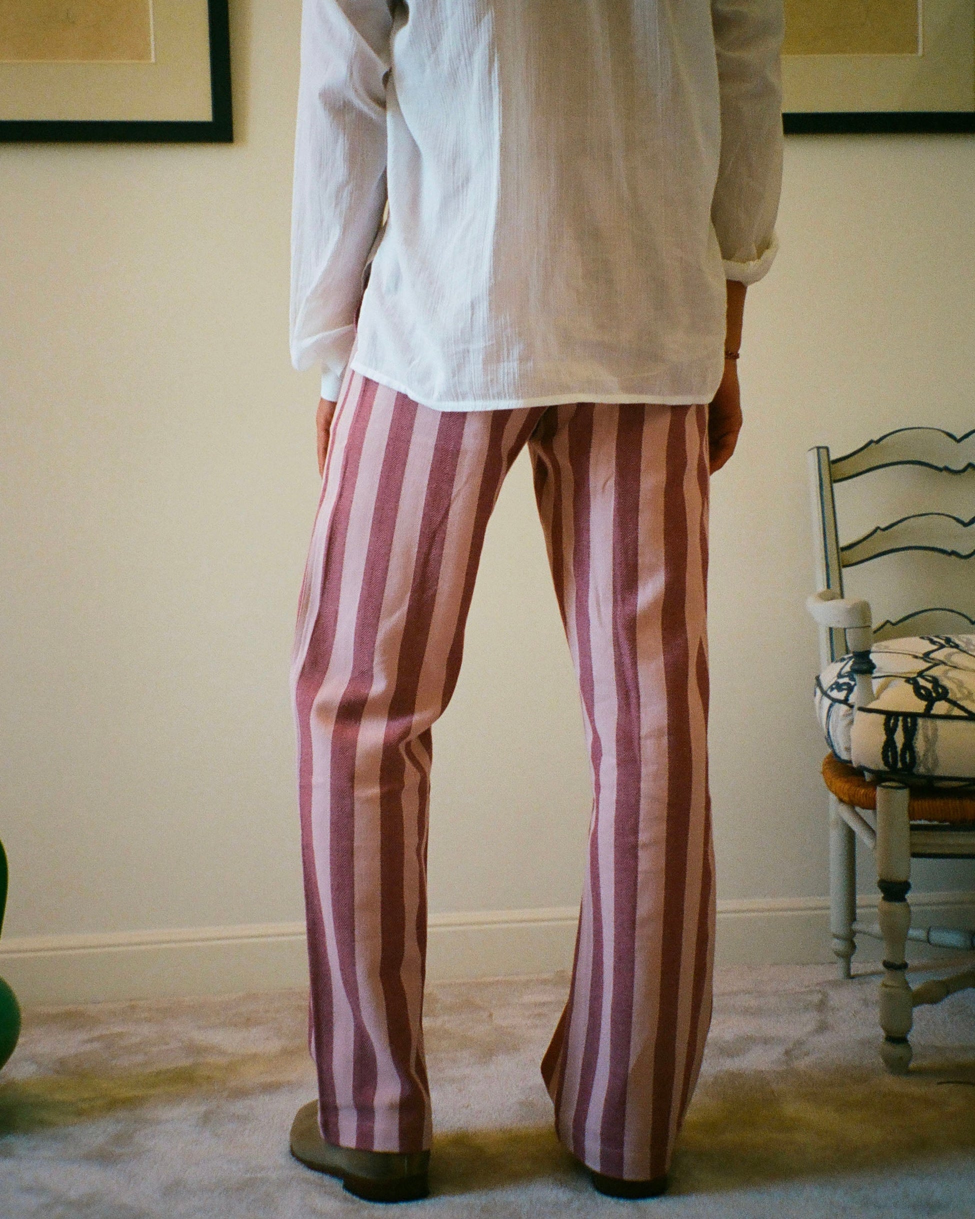 PANTALON CAPON PARASOL ROSE
