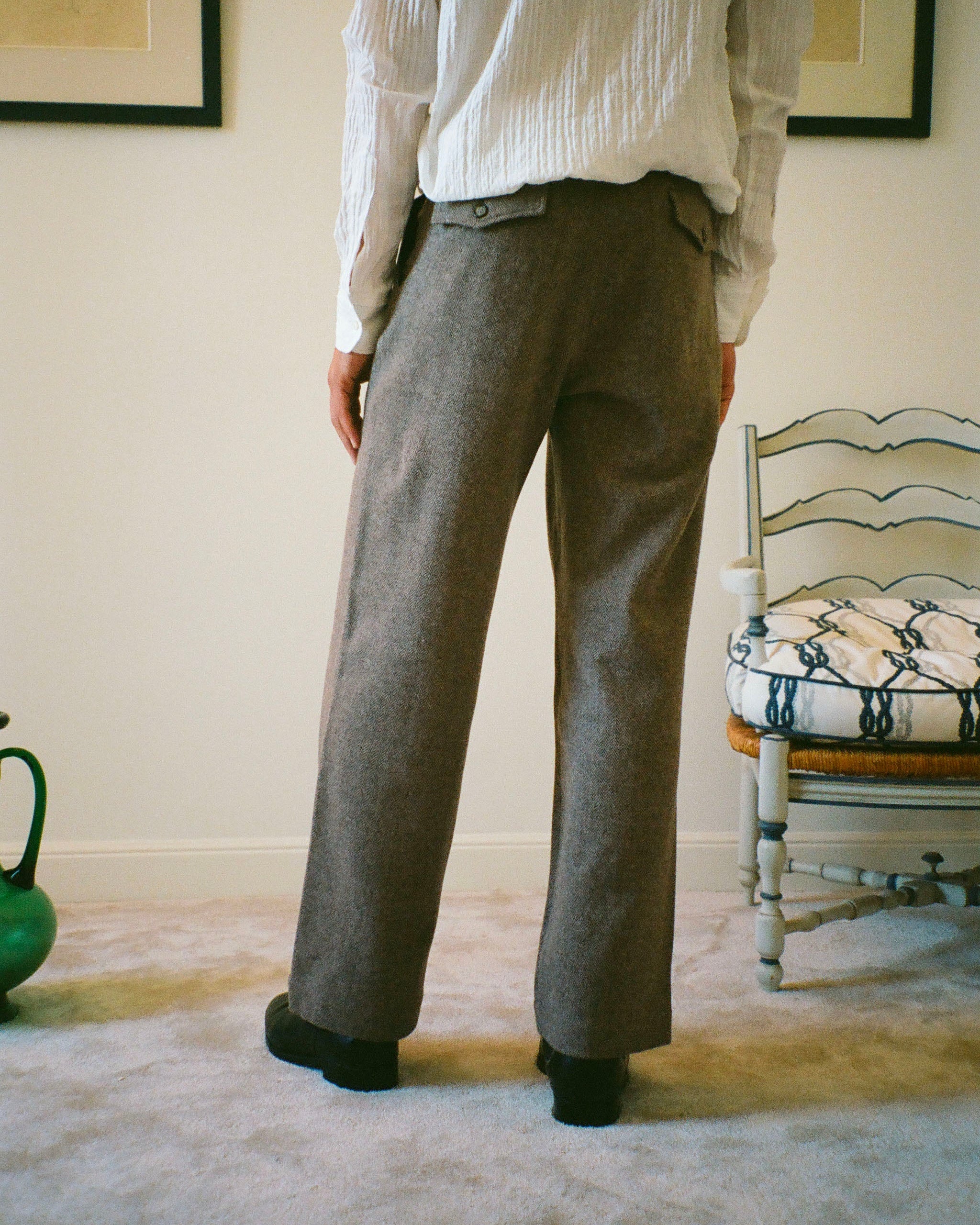 PANTALON WALTER HERRINGBONE