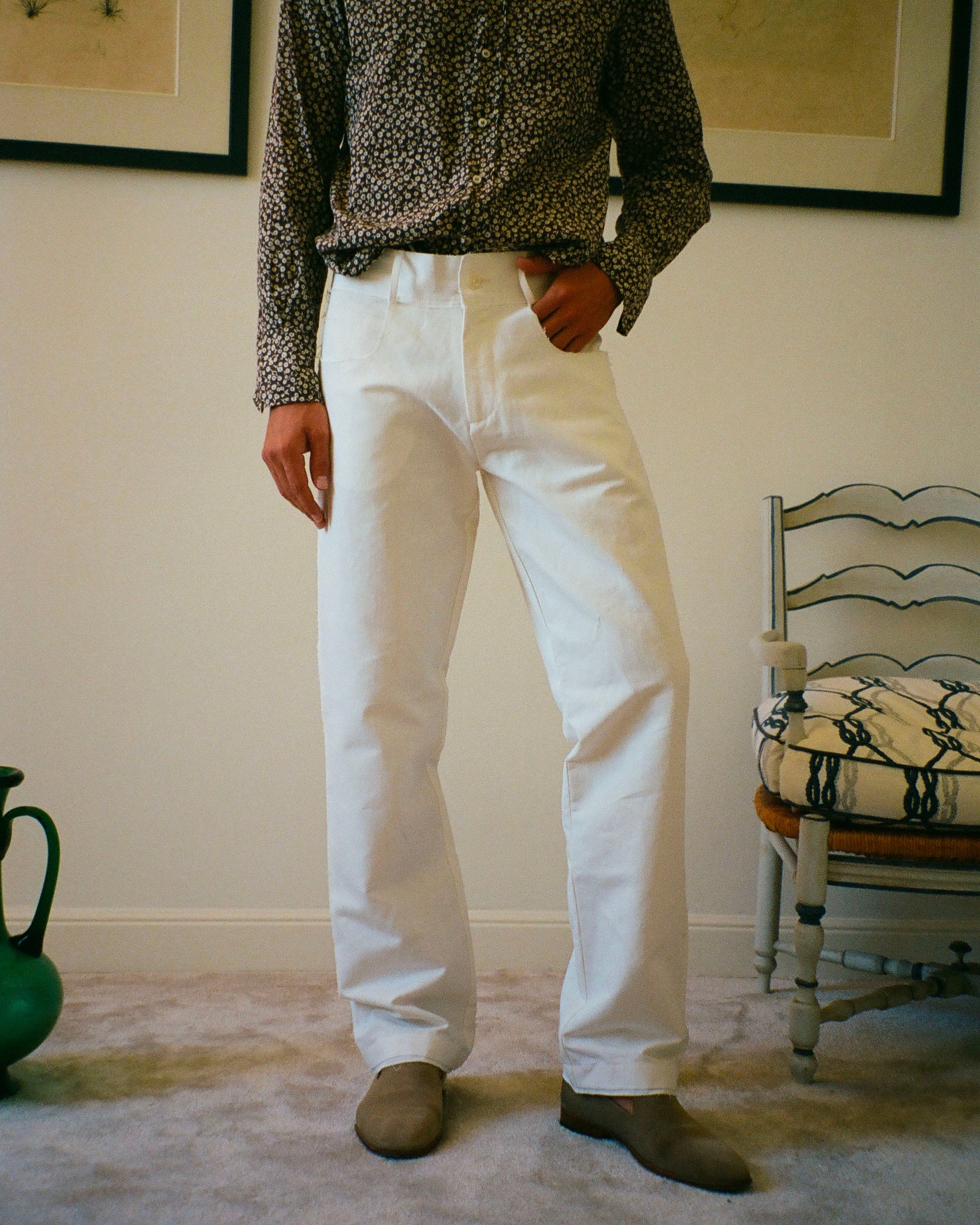 PANTALON BARCLAY CANVA WHITE