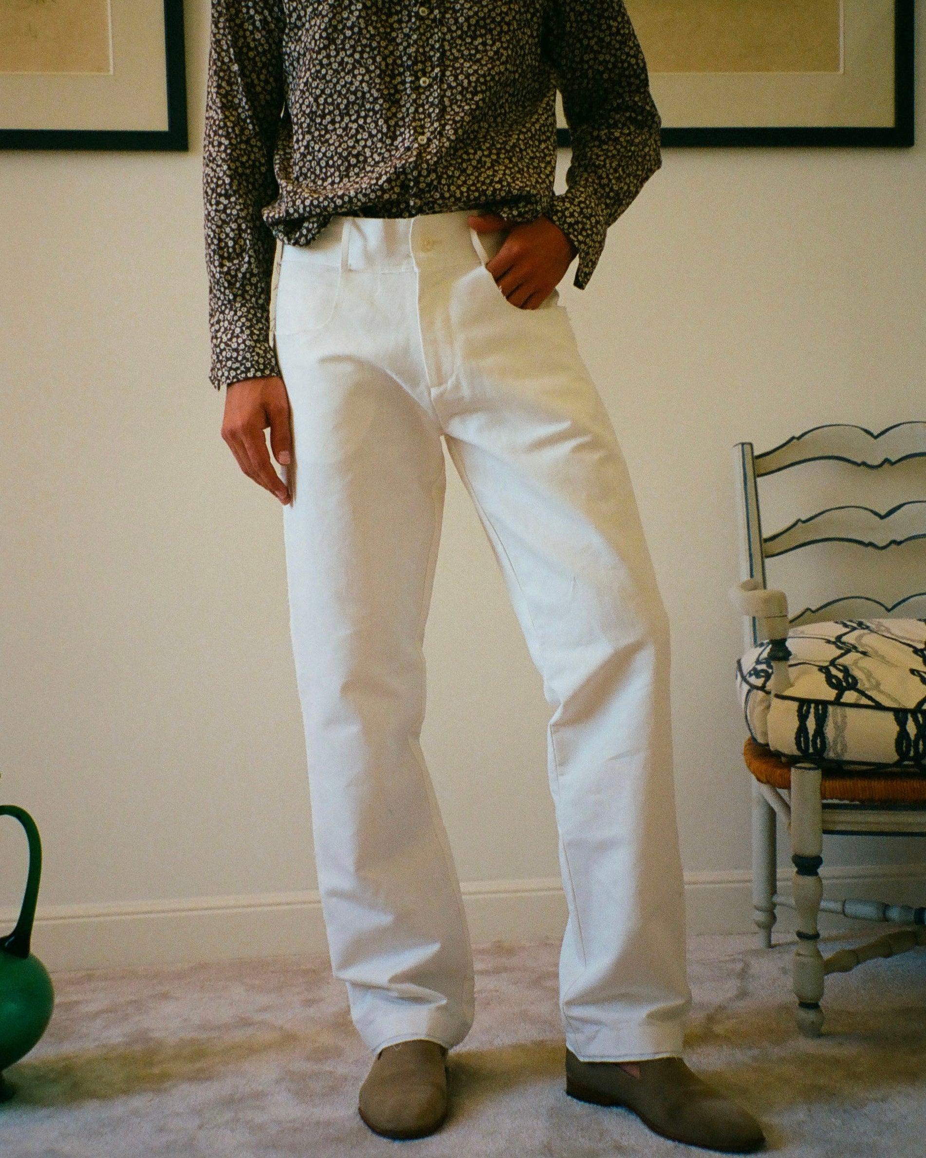 PANTALON BARCLAY CANVA WHITE