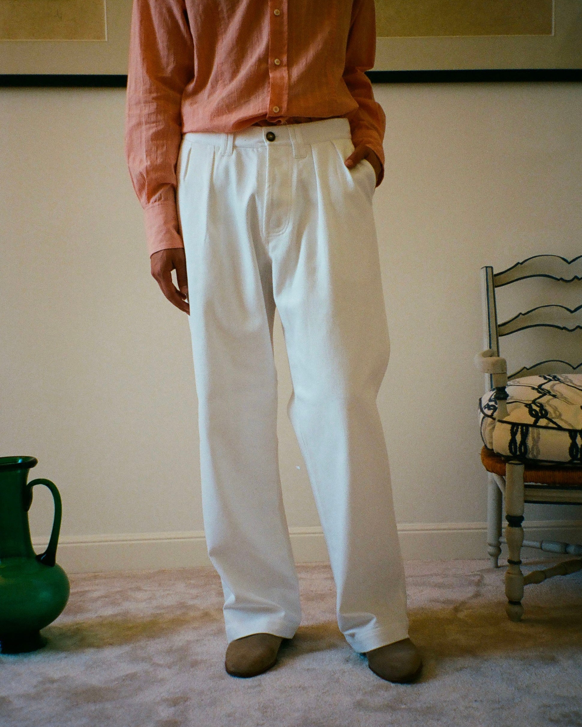 PANTALON WALTER SIWA WHITE