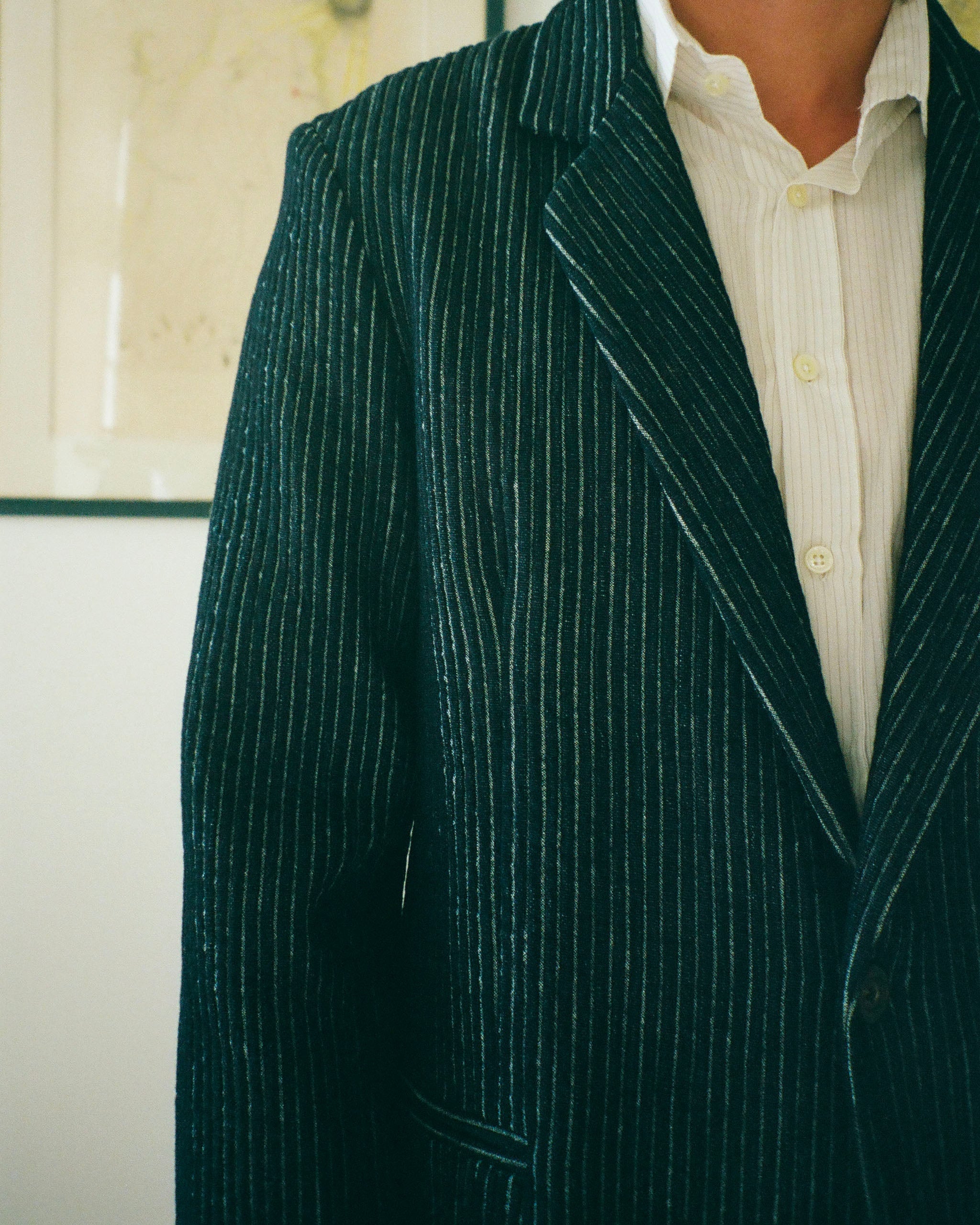 TAILLEUR LIPP SMOCKING INDIGO