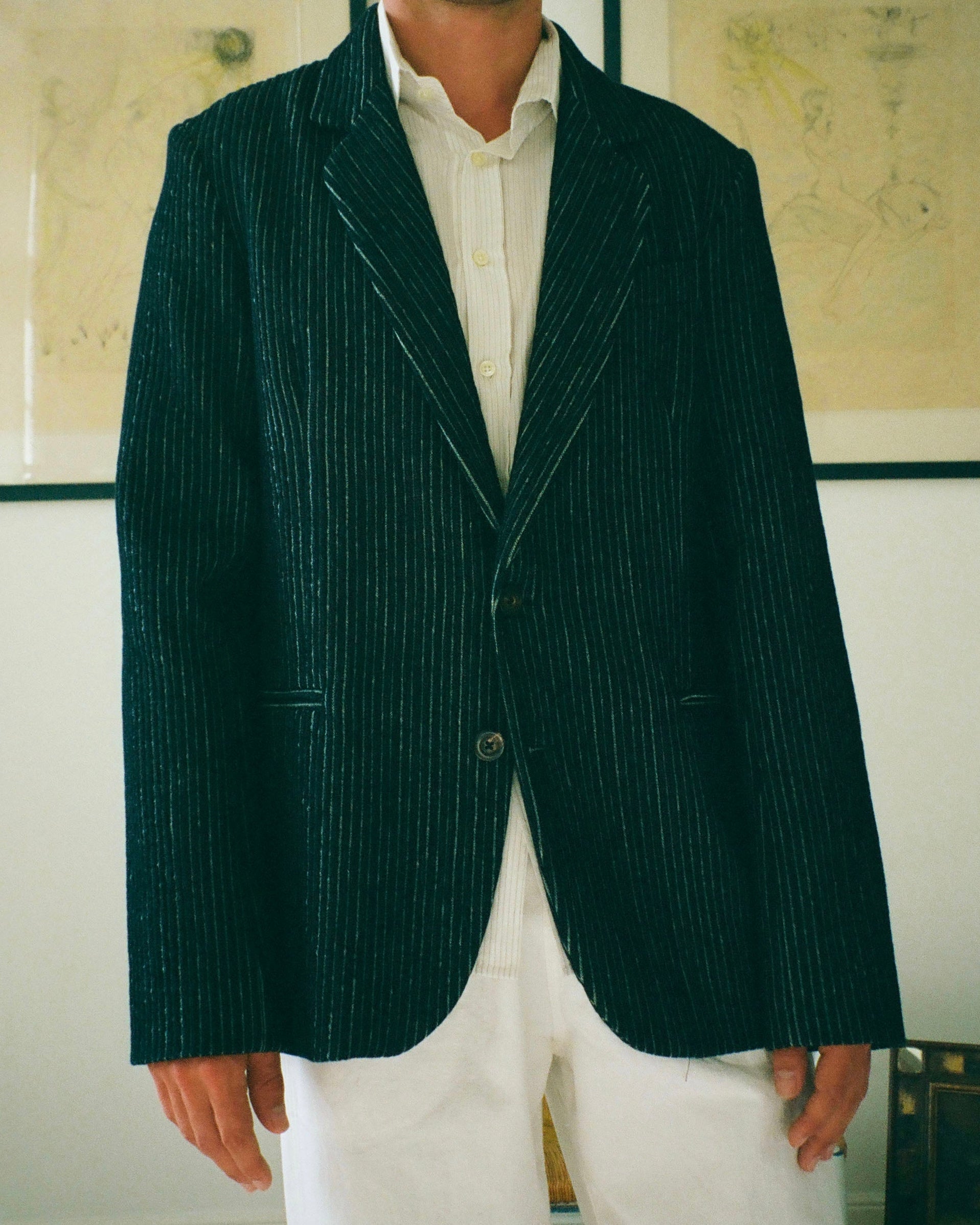TAILLEUR LIPP SMOCKING INDIGO