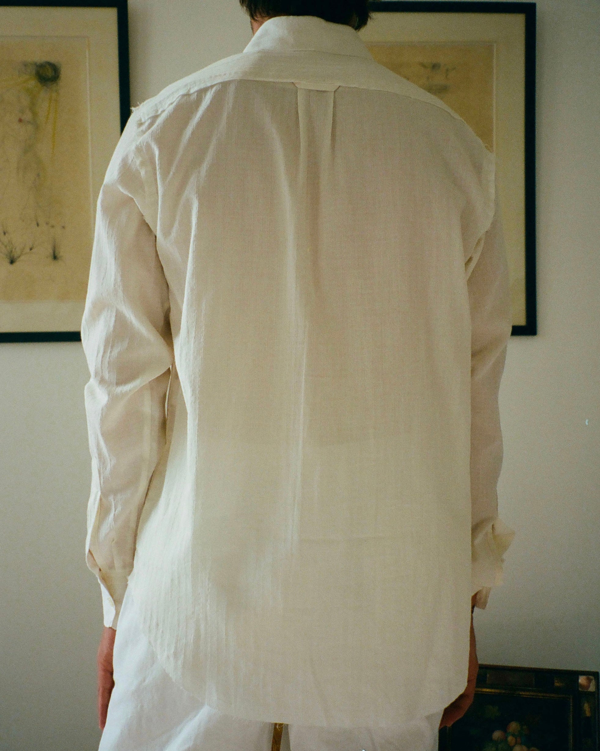 JAGGER SHIRT - BARBED WHITE