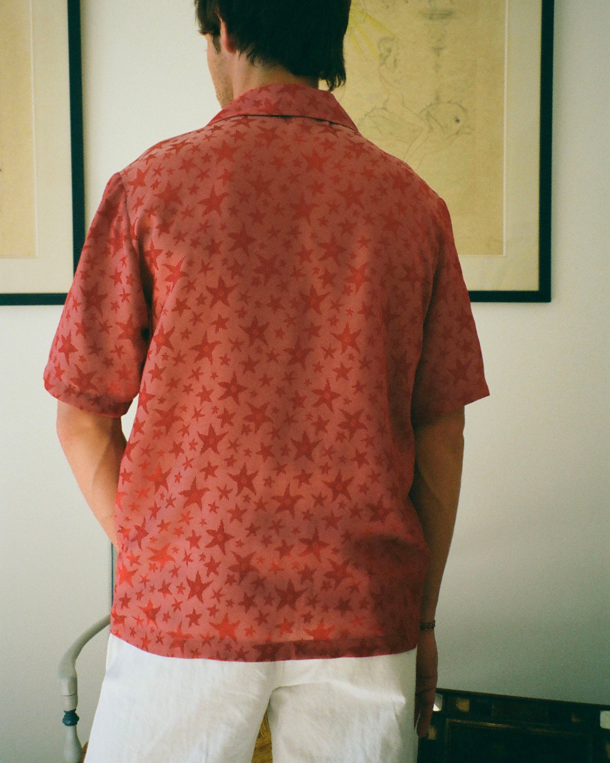 CHEMISE ESCALET ÉTOILE DE MER ROUGE