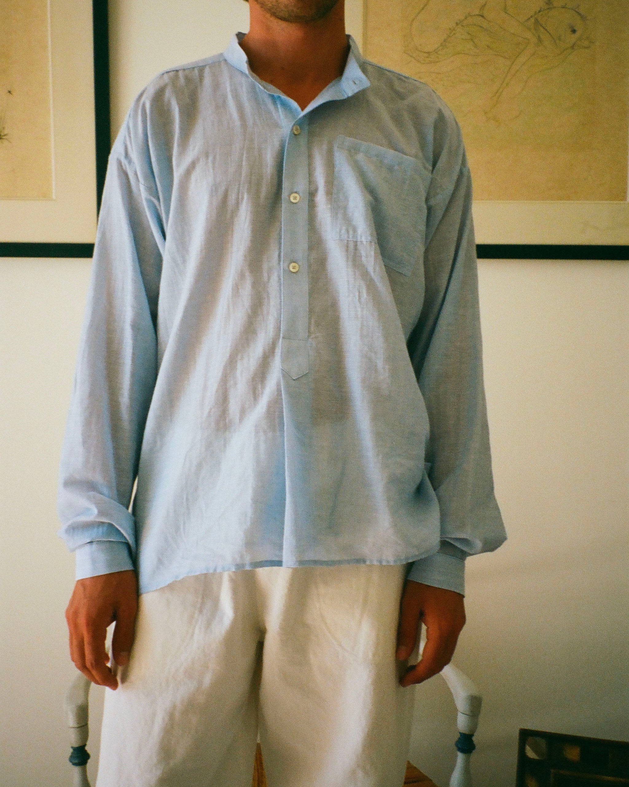 LICES SHIRT - TURQUOISE STRIPE