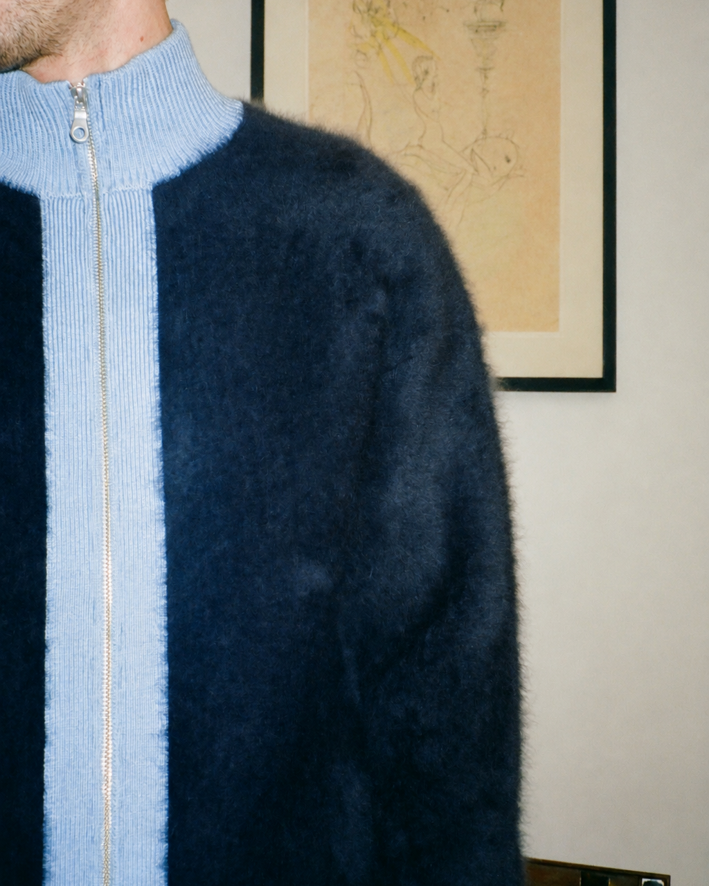 ZIPPER FUJI NAVY