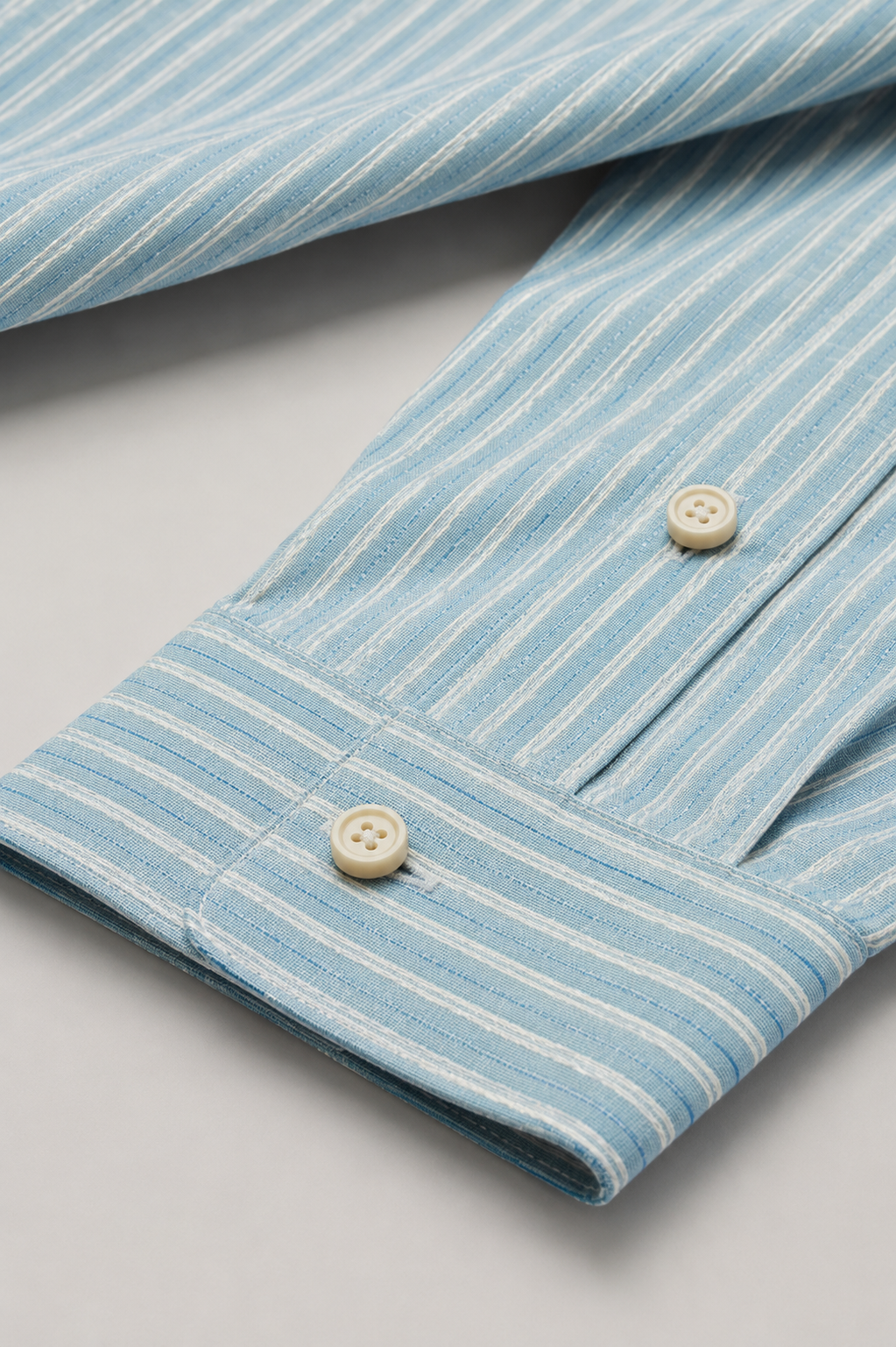 RUBY SHIRT - AQUA BLUE CHAMBRAY