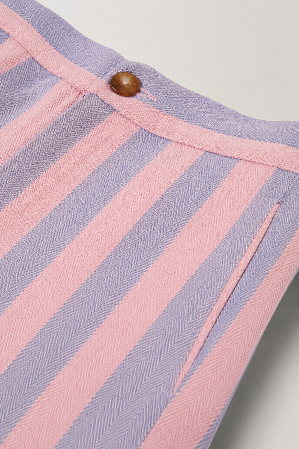 PANTS CAPON DOBBY NAVY PINK