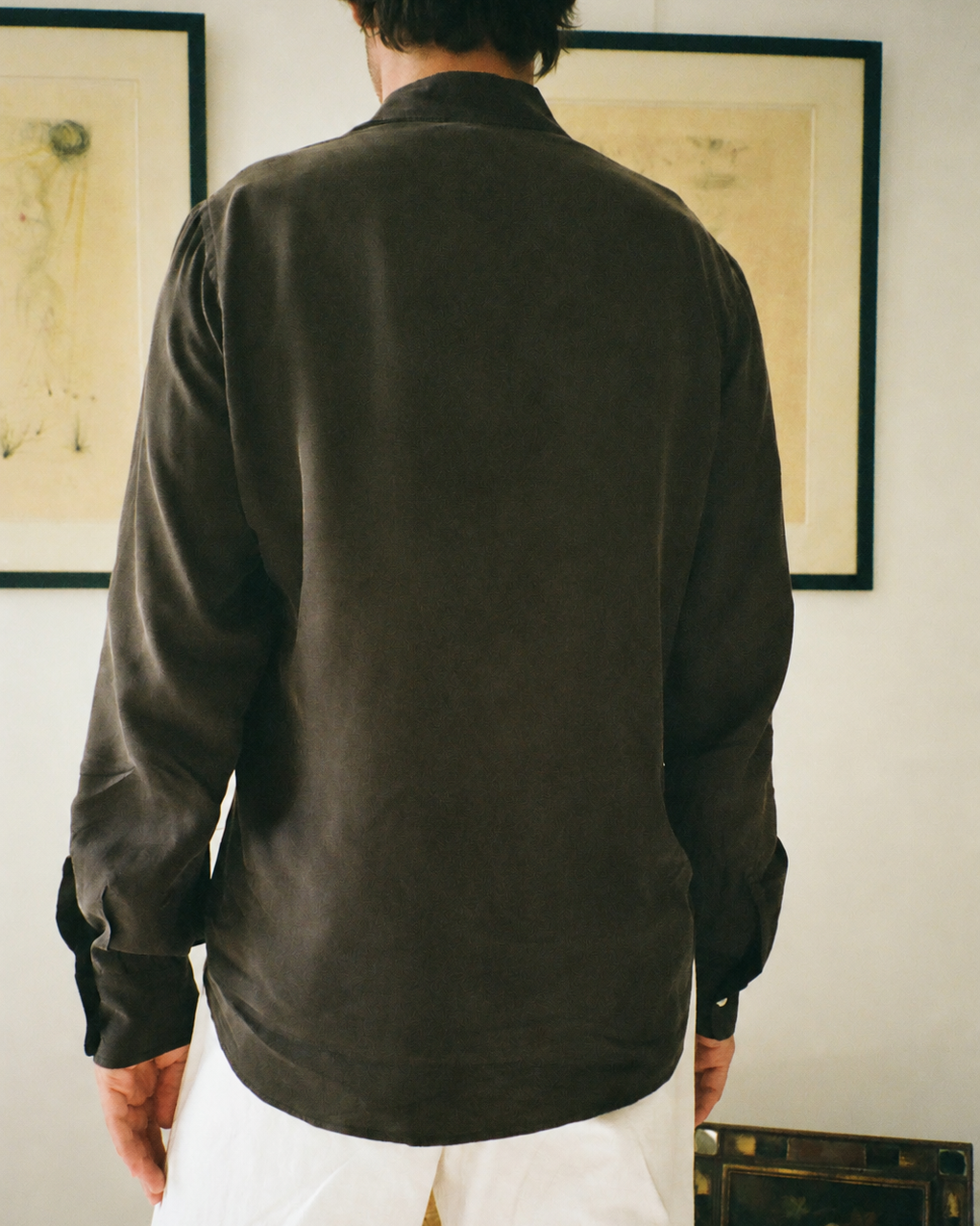 CHEMISE CAMARGUE SOIRÉE MARRON