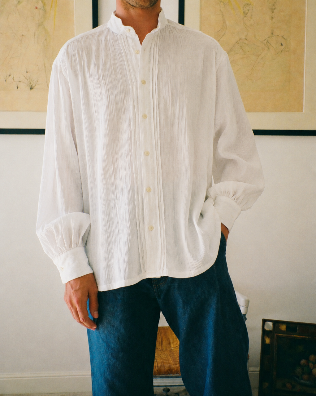 CHEMISE SIGNAC PLEATS