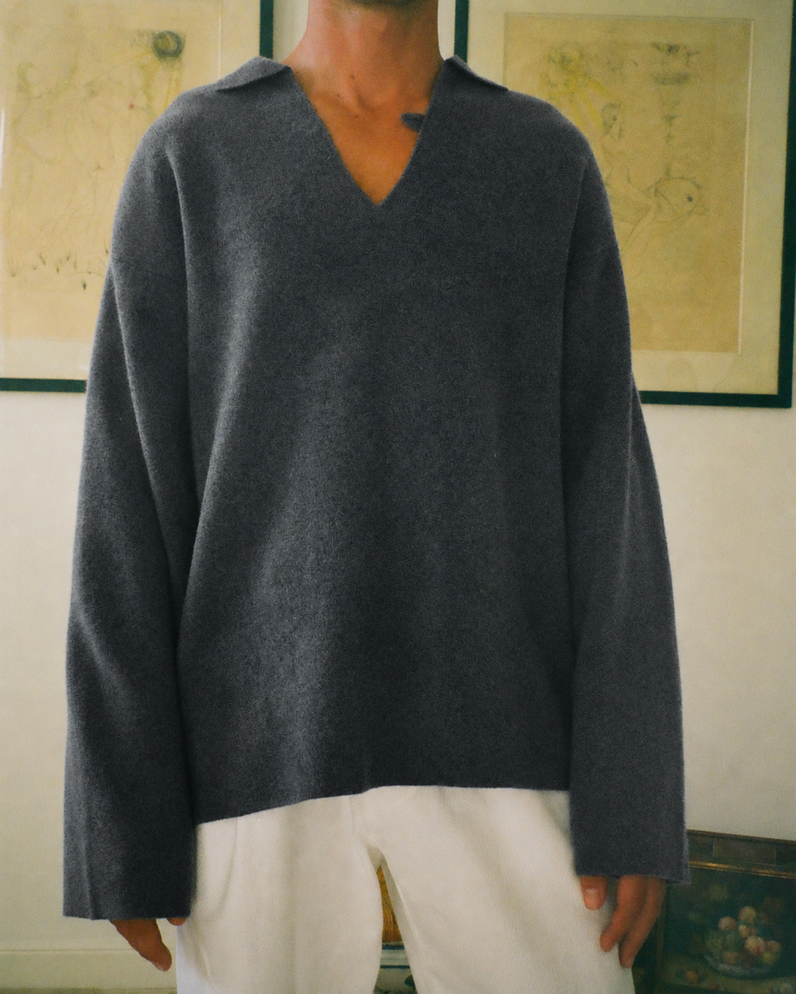 VAREUSE MERINOS GRIS