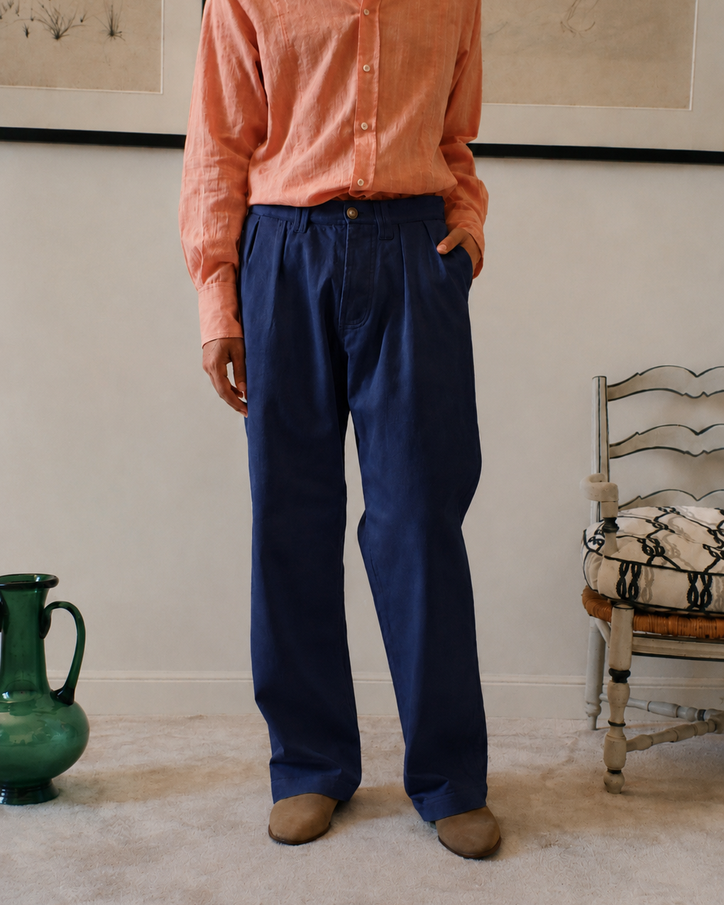 WALTER TROUSERS - MOLESKINE