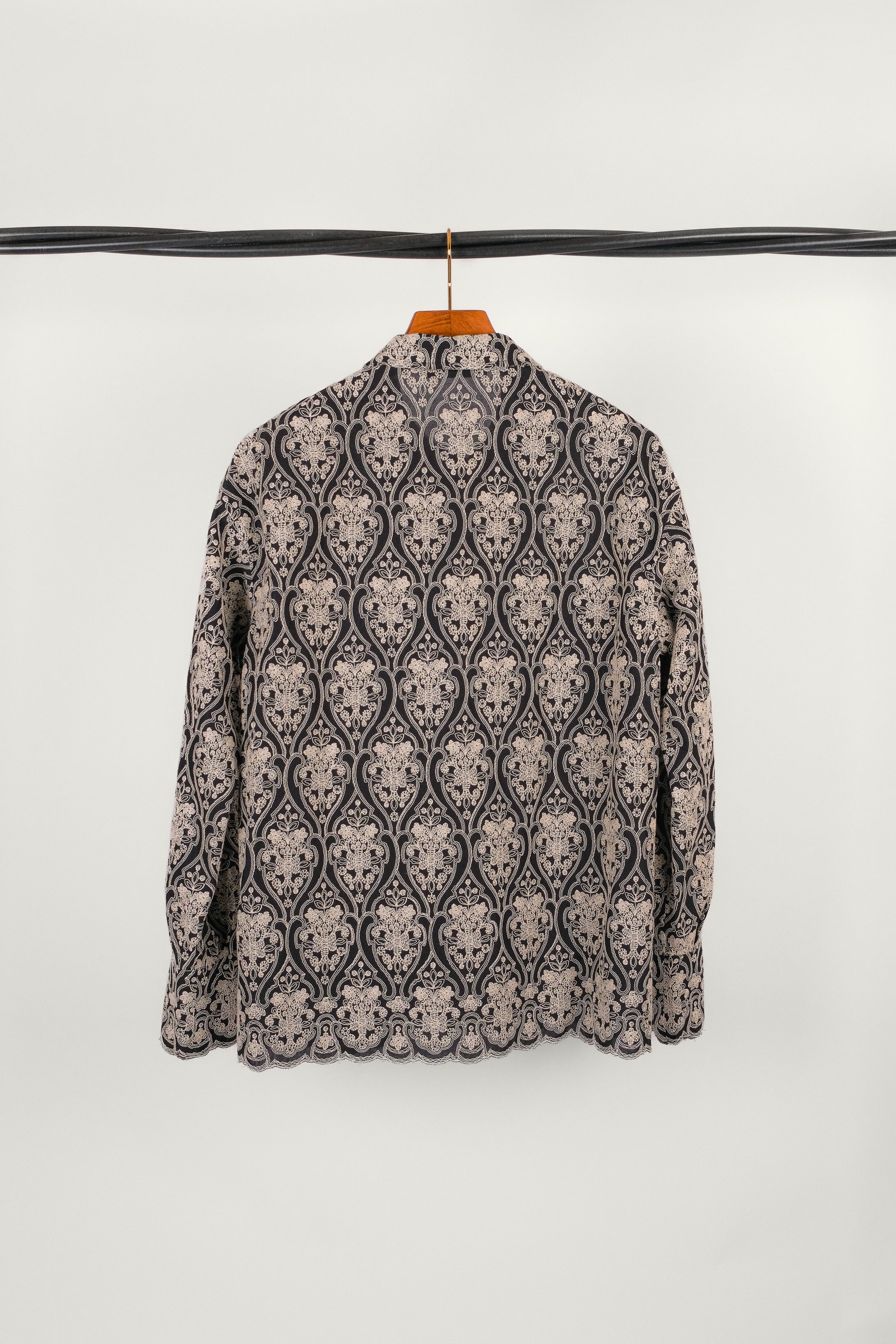 EMBROIDERED OFFICER OVERSHIRT