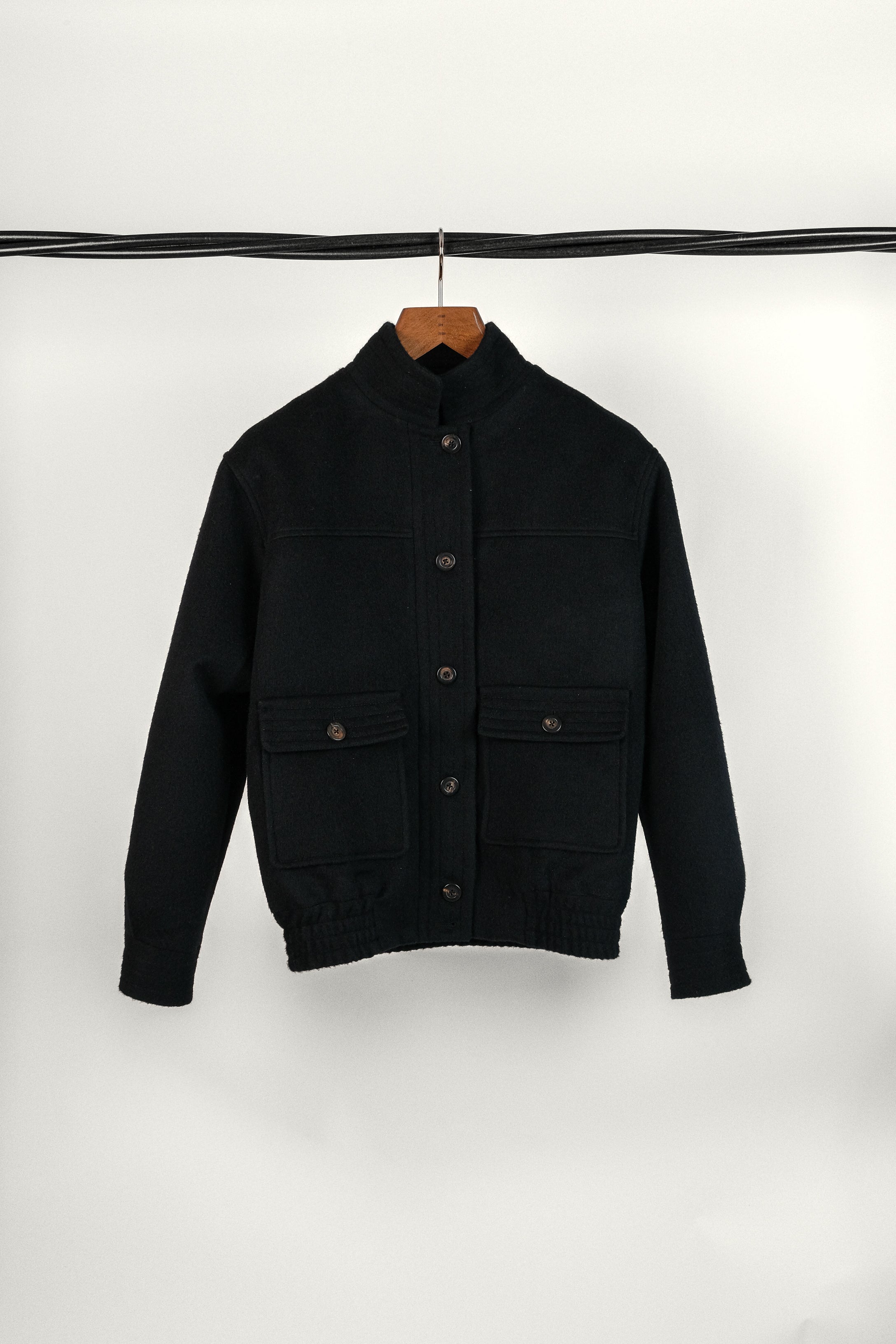 VESTE 8B LAINE NOIRE