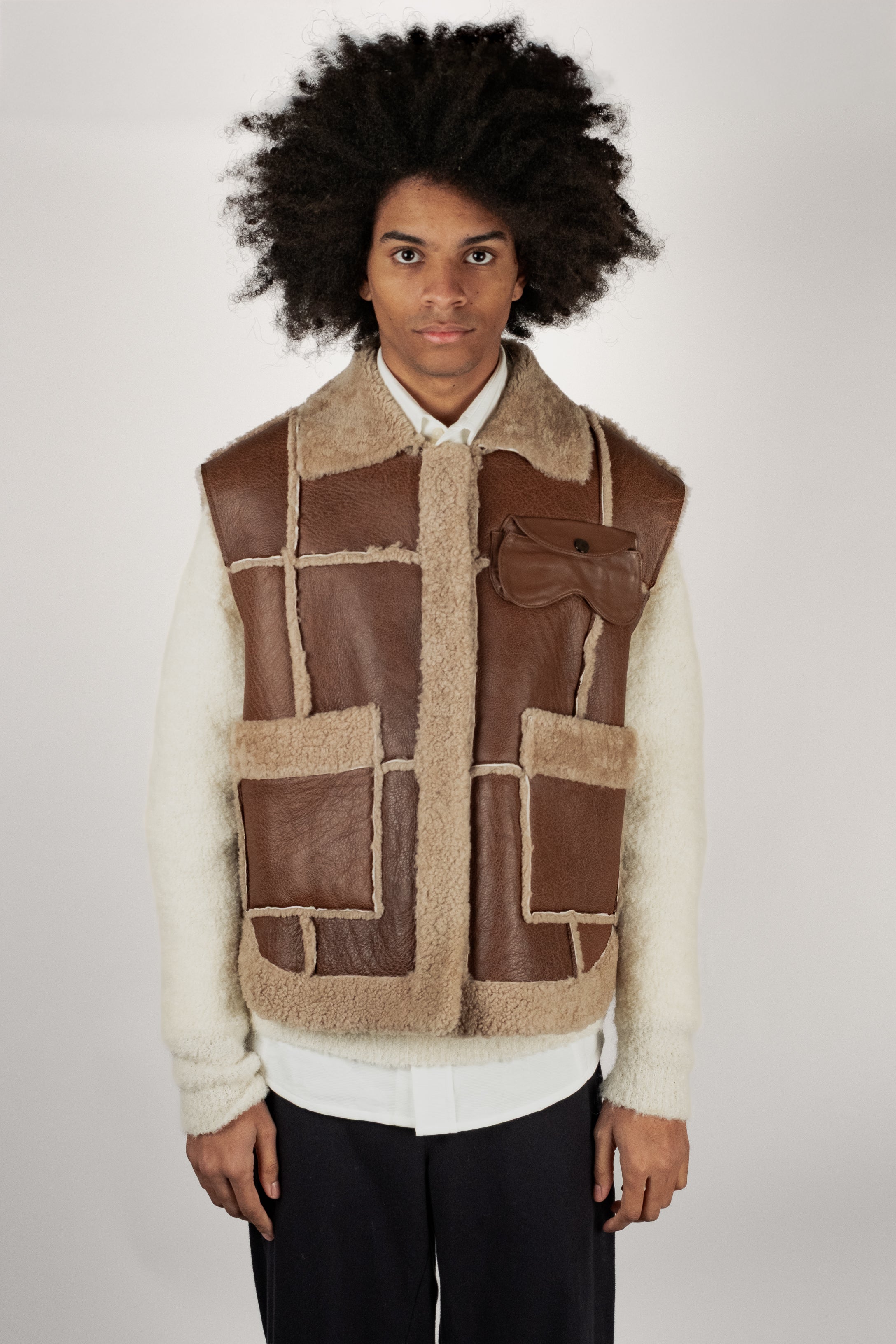 VESTE FUJI - PEAU LAINÉE