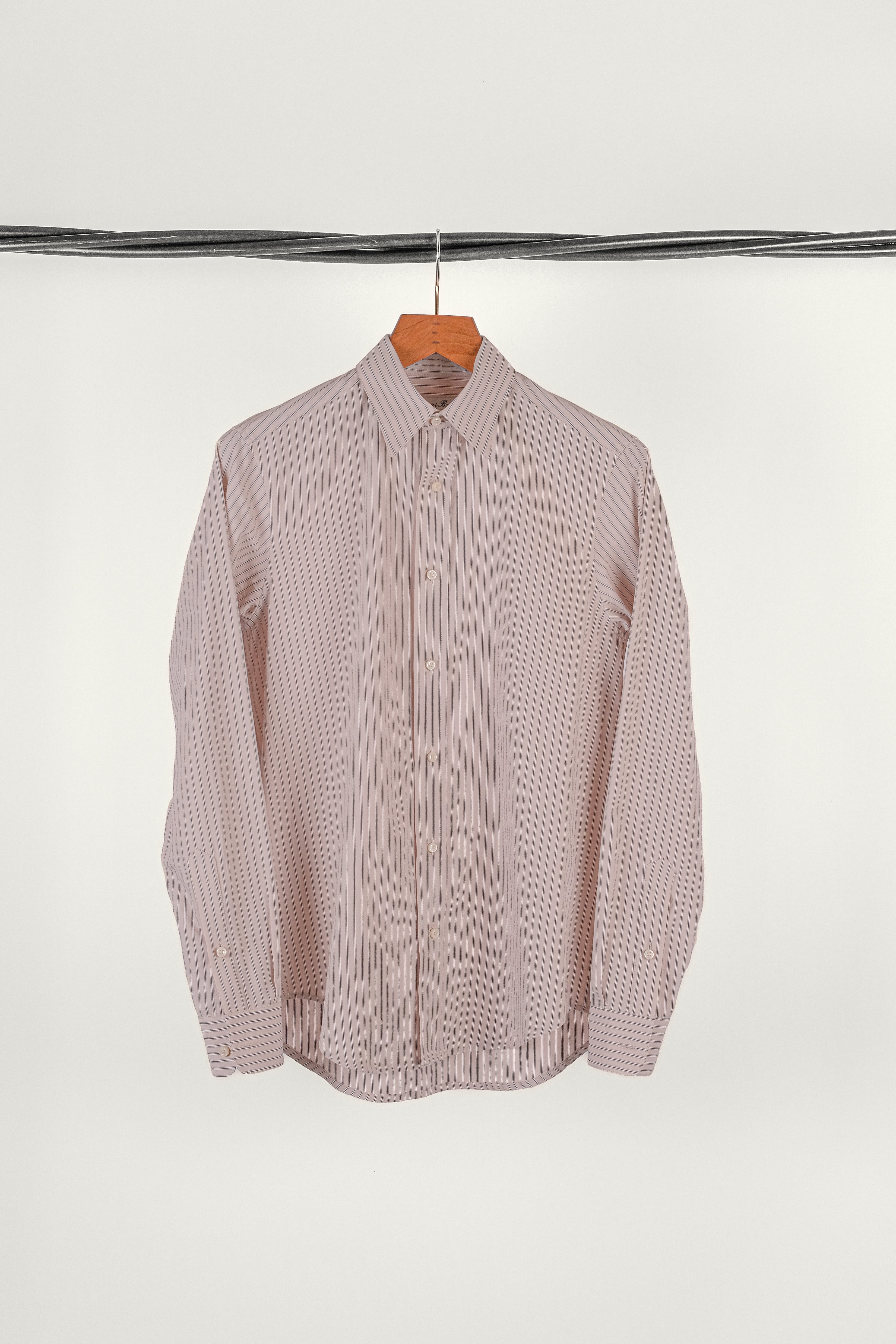 CHEMISE EREVAN OXFORD • STRIPE BEIGE | Chemise pour homme Erevan