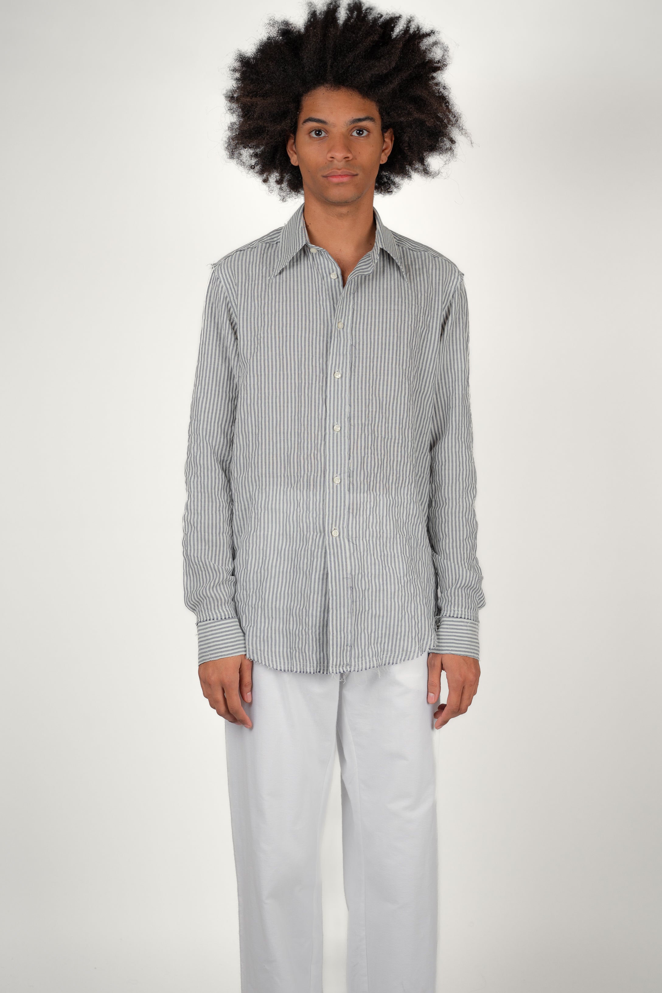 CHEMISE JAGGER • BLACK HERRINGBONE | Chemise pour homme Erevan