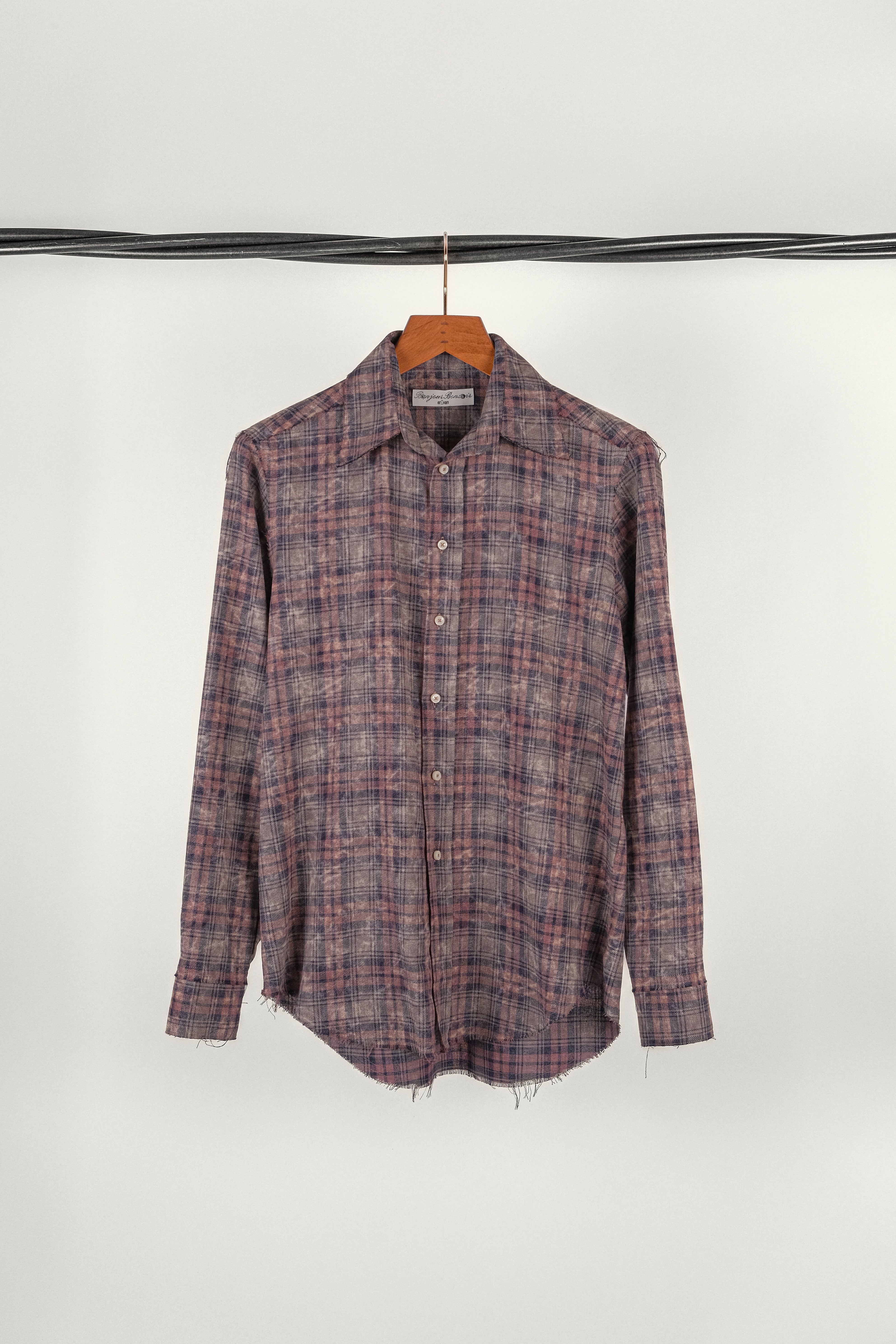 CHEMISE JAGGER • PURPLE TARTAN | Chemise pour homme Erevan