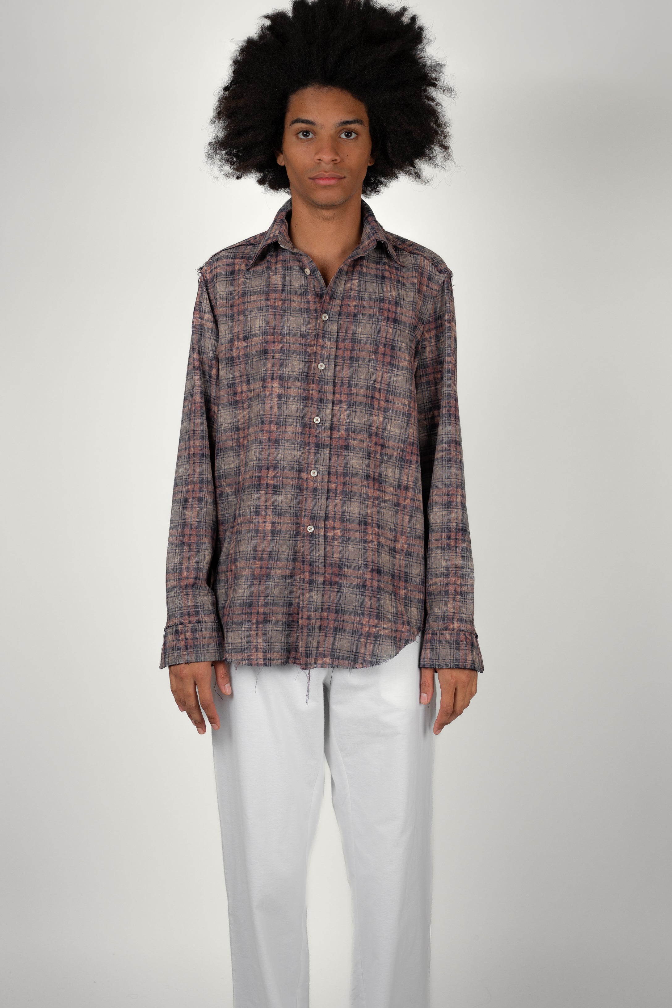 CHEMISE JAGGER • PURPLE TARTAN | Chemise pour homme Erevan