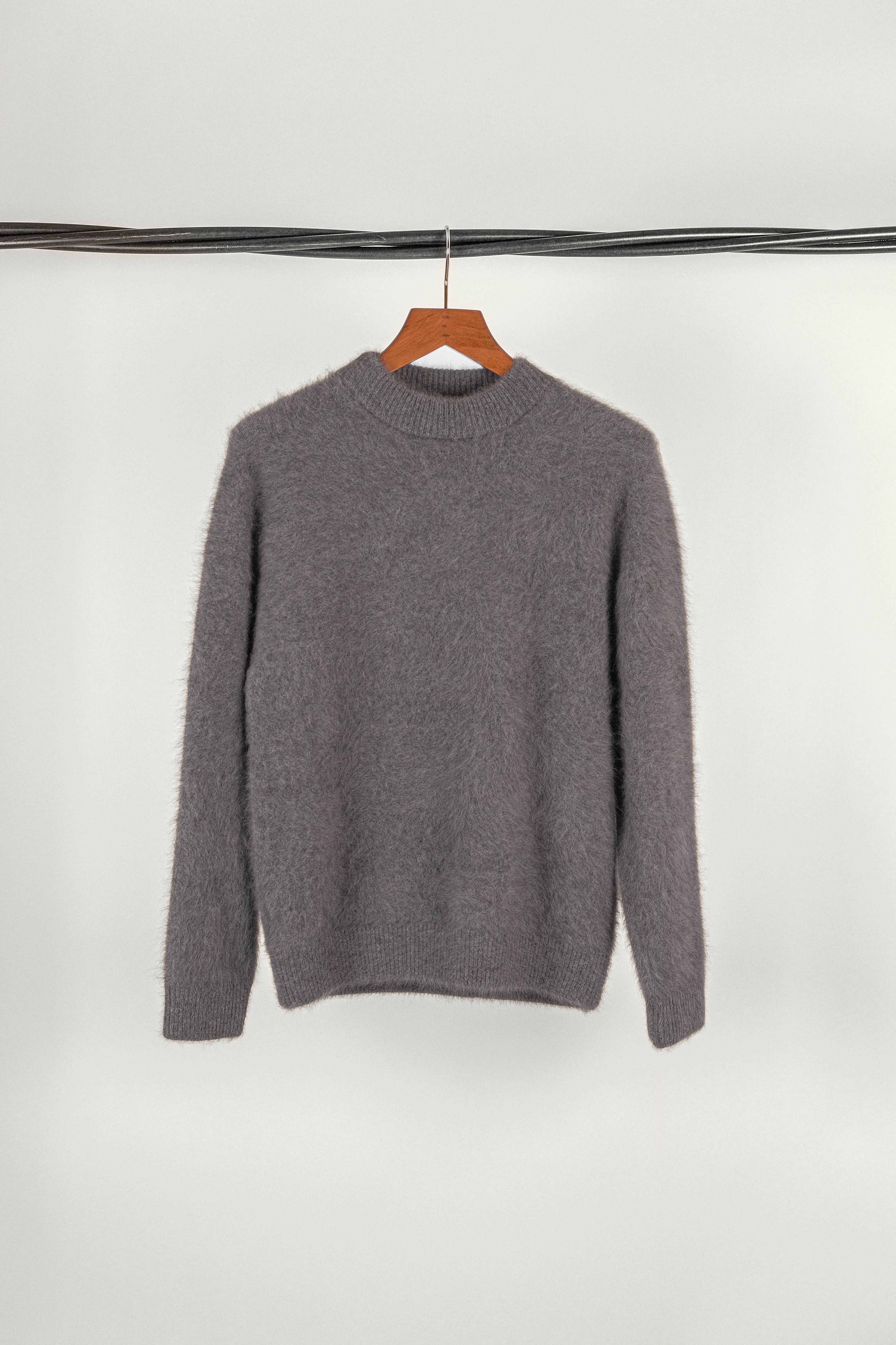 CREWNECK FOX • CASHMERE GRIS | Crewneck pour homme Erevan