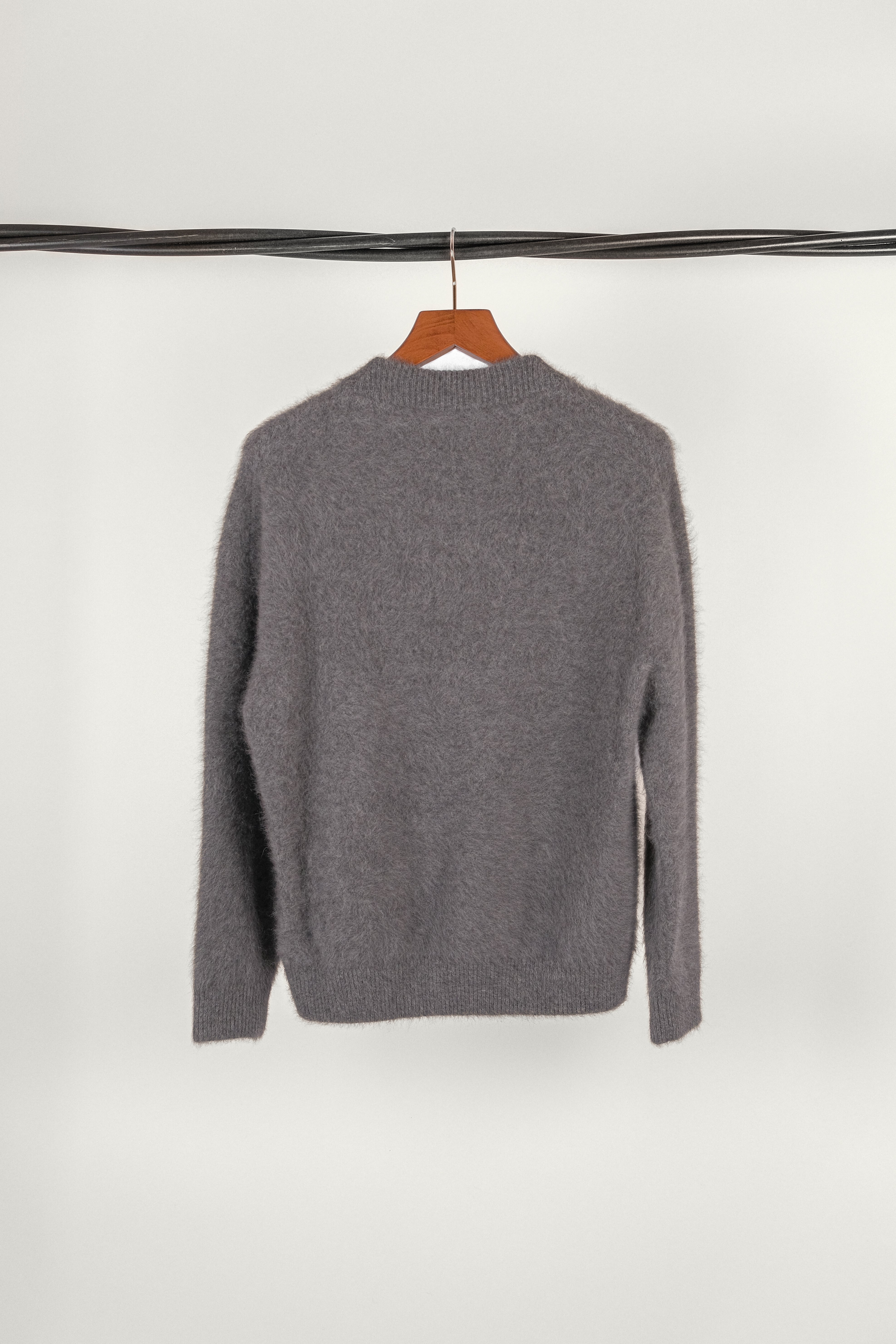 CREWNECK FOX • CASHMERE GRIS | Crewneck pour homme Erevan