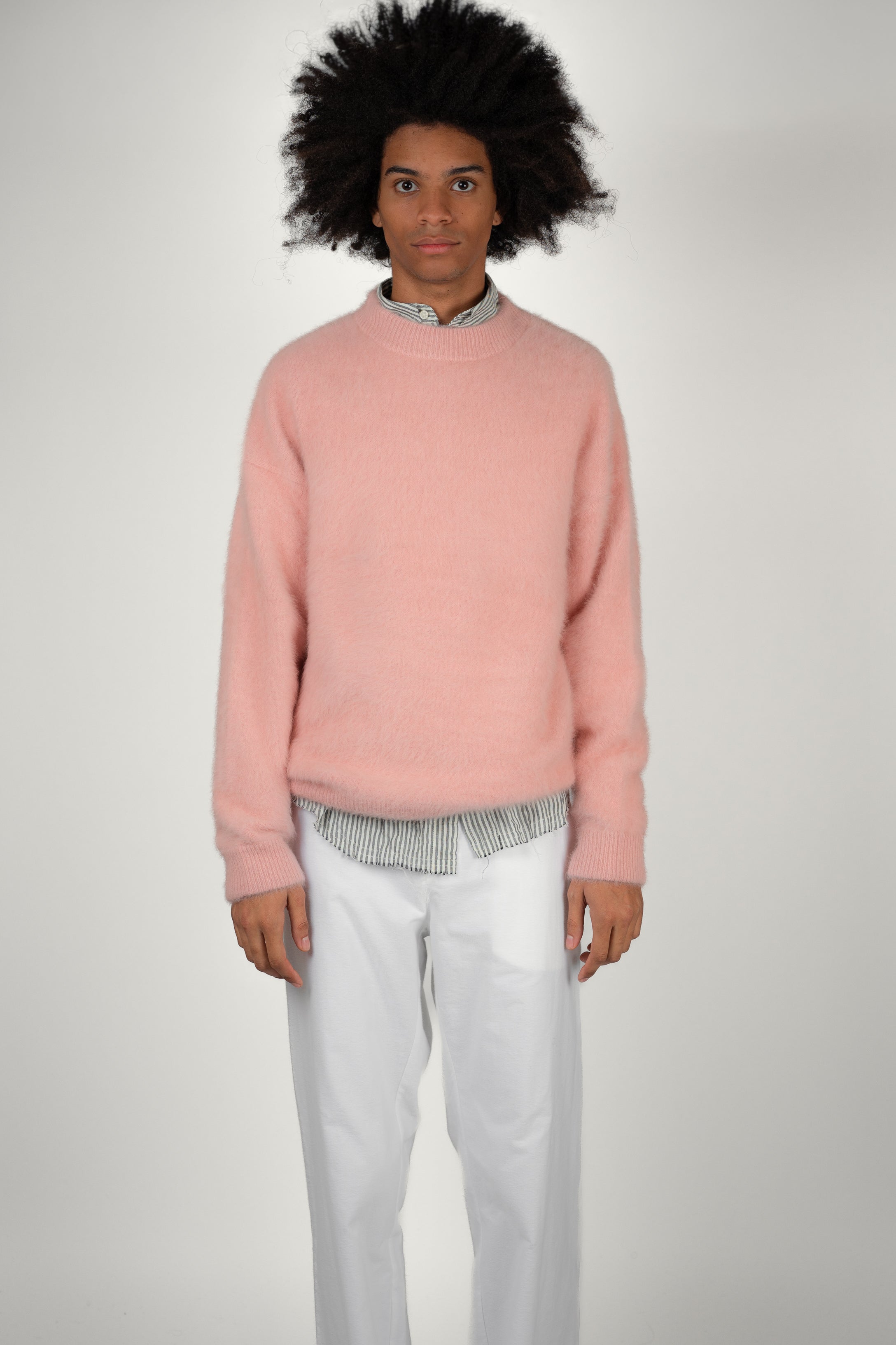 CREWNECK FOX • CASHMERE ROSE | Crewneck pour homme Erevan