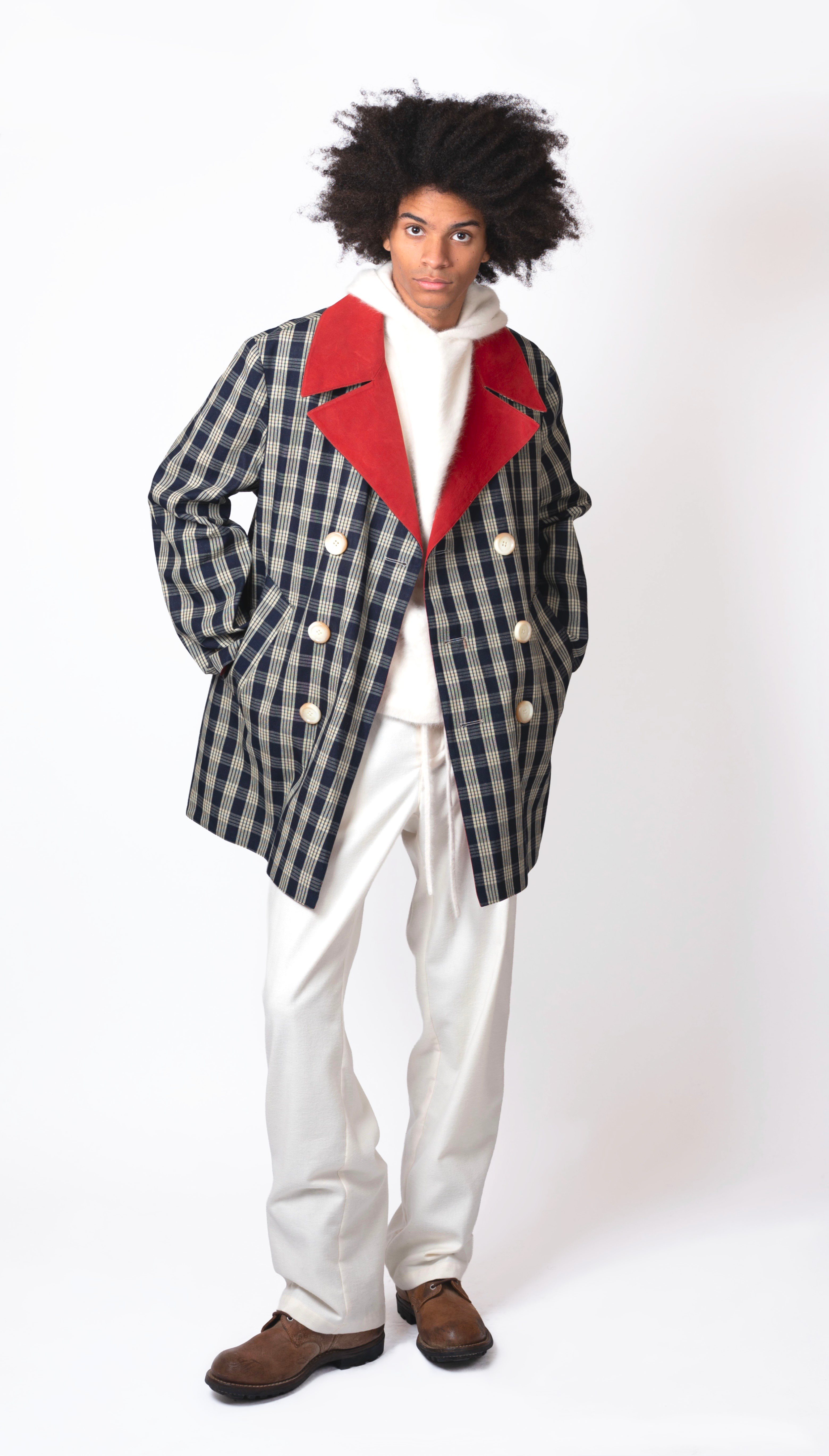 HOODIE FOX • CASHMERE BLANC | Hoodie pour homme Erevan