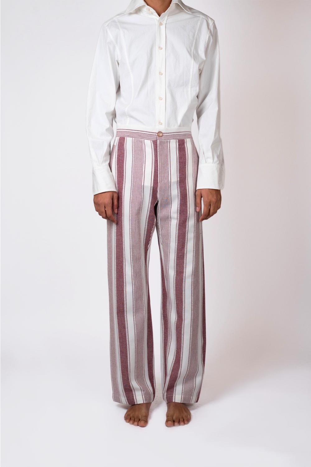 PANTALON CAPON • JACQUARD BORDEAUX | Pantalon pour homme Erevan