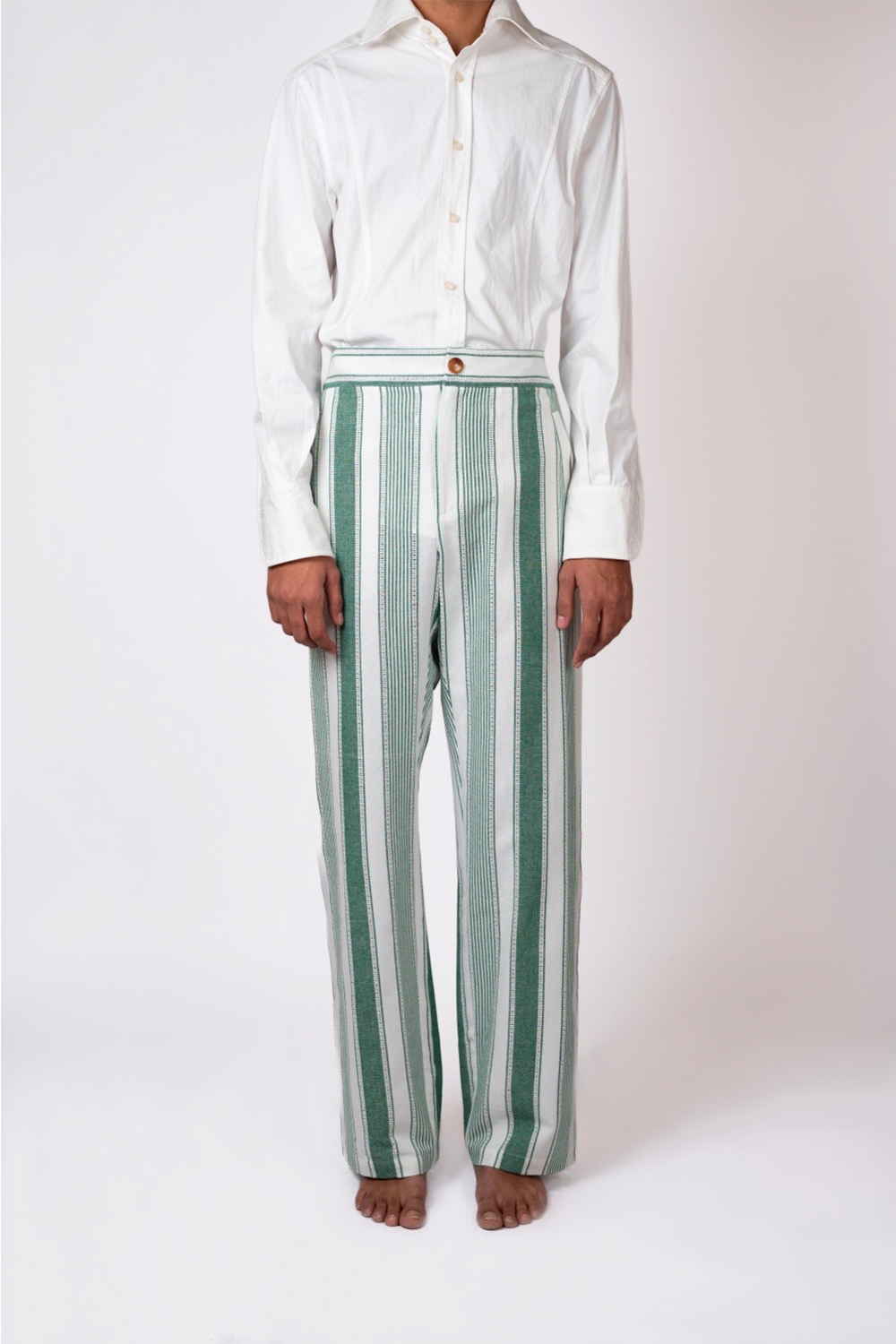 PANTALON CAPON • JACQUARD VERT | Pantalon pour homme Erevan