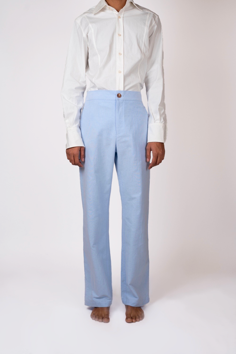 PANTALON CAPON • OXFORD BLEU | Pantalon pour homme Erevan