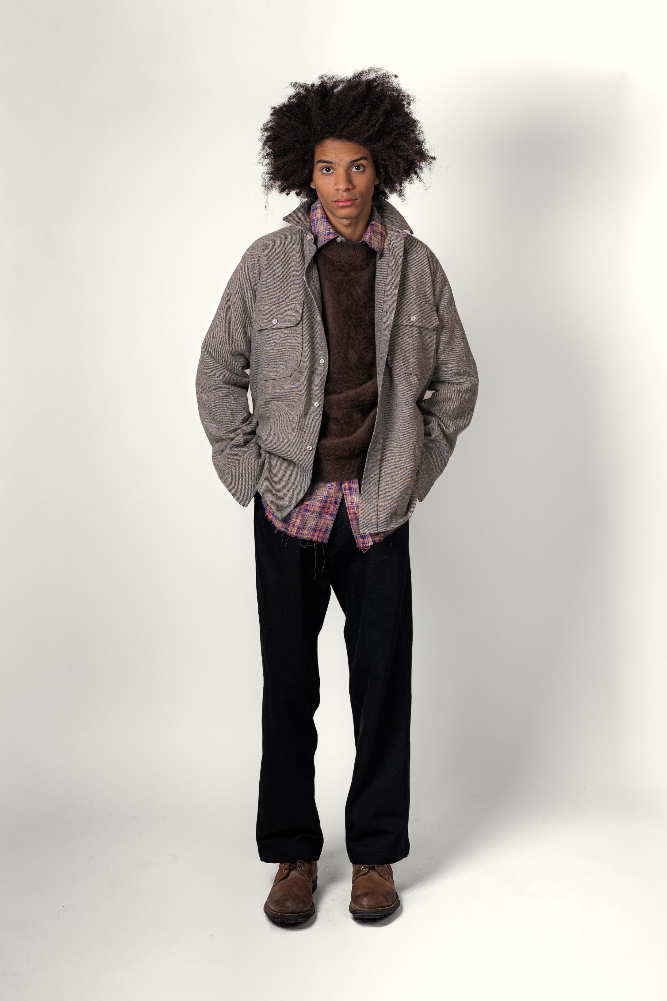 SURCHEMISE CAMARGUE • GREY| Surchemise pour homme Erevan