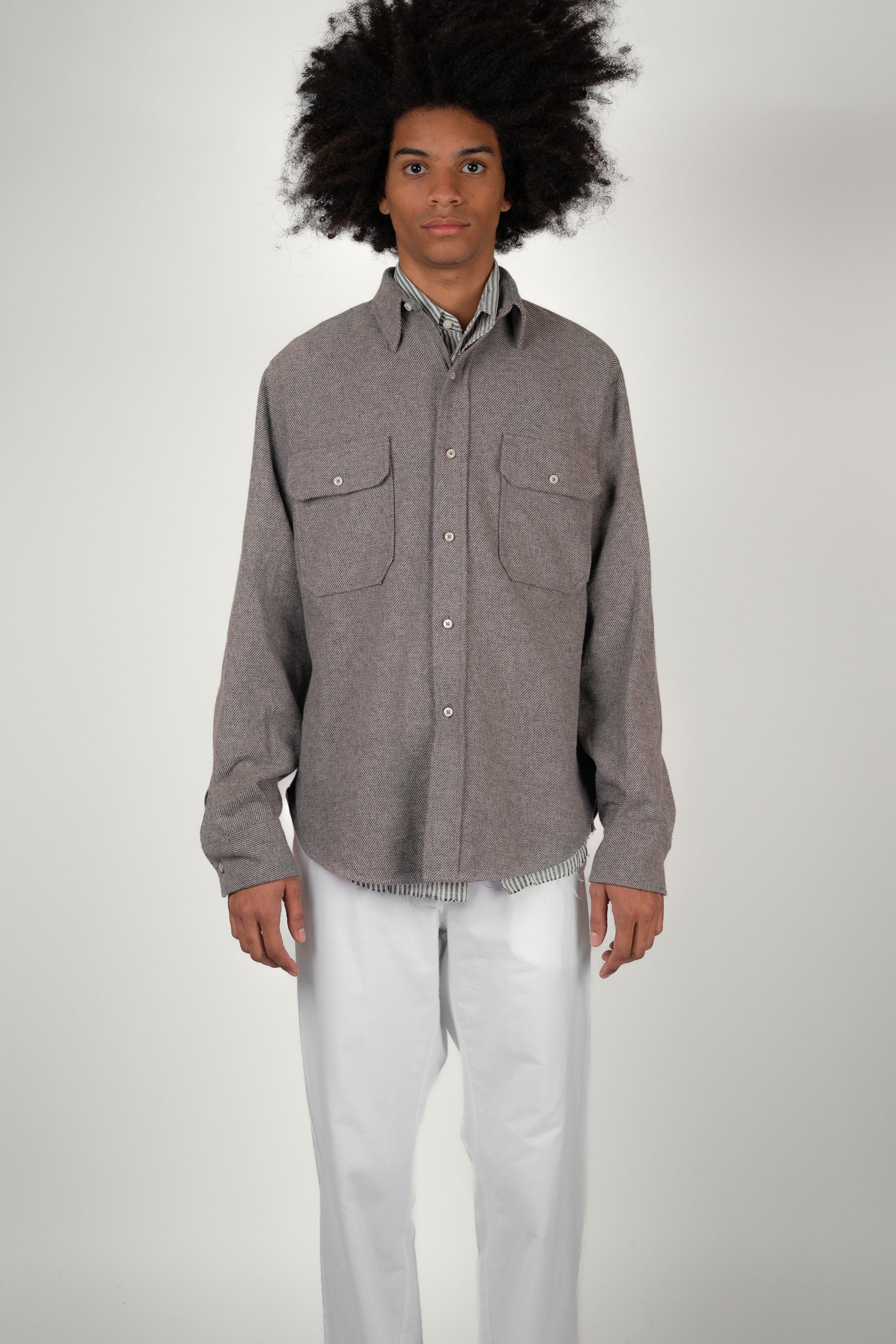 SURCHEMISE CAMARGUE • GREY| Surchemise pour homme Erevan