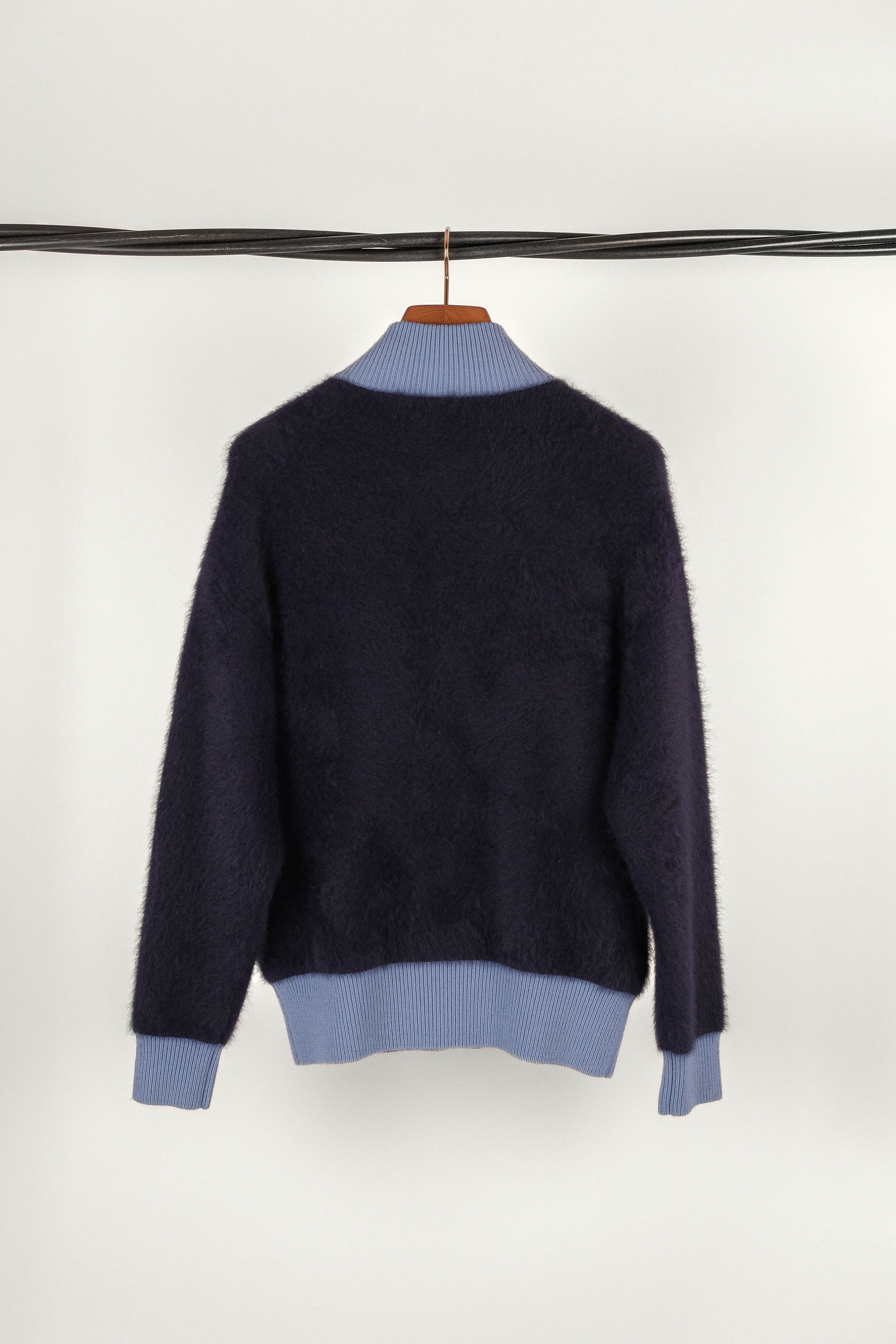 ZIP JACKET FUJI • CASHMERE NAVY | ZIP JACKET FUJI pour homme Erevan