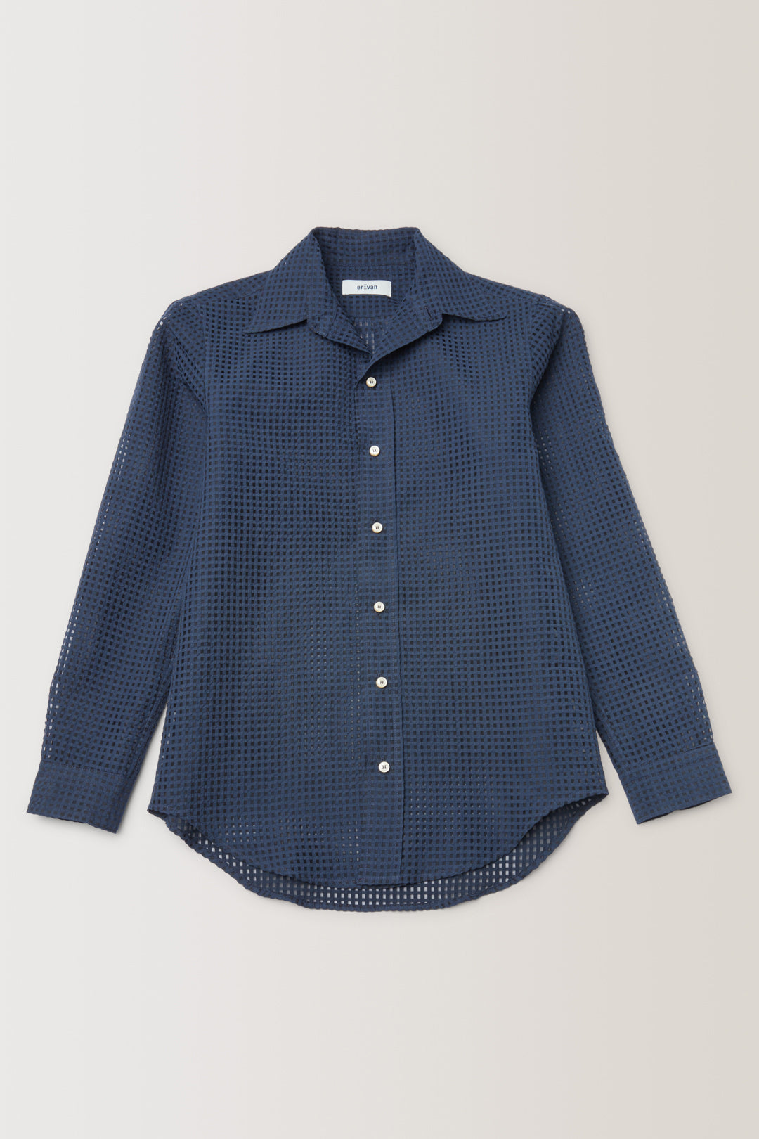 EREVAN SHIRT - NAVY CHECK