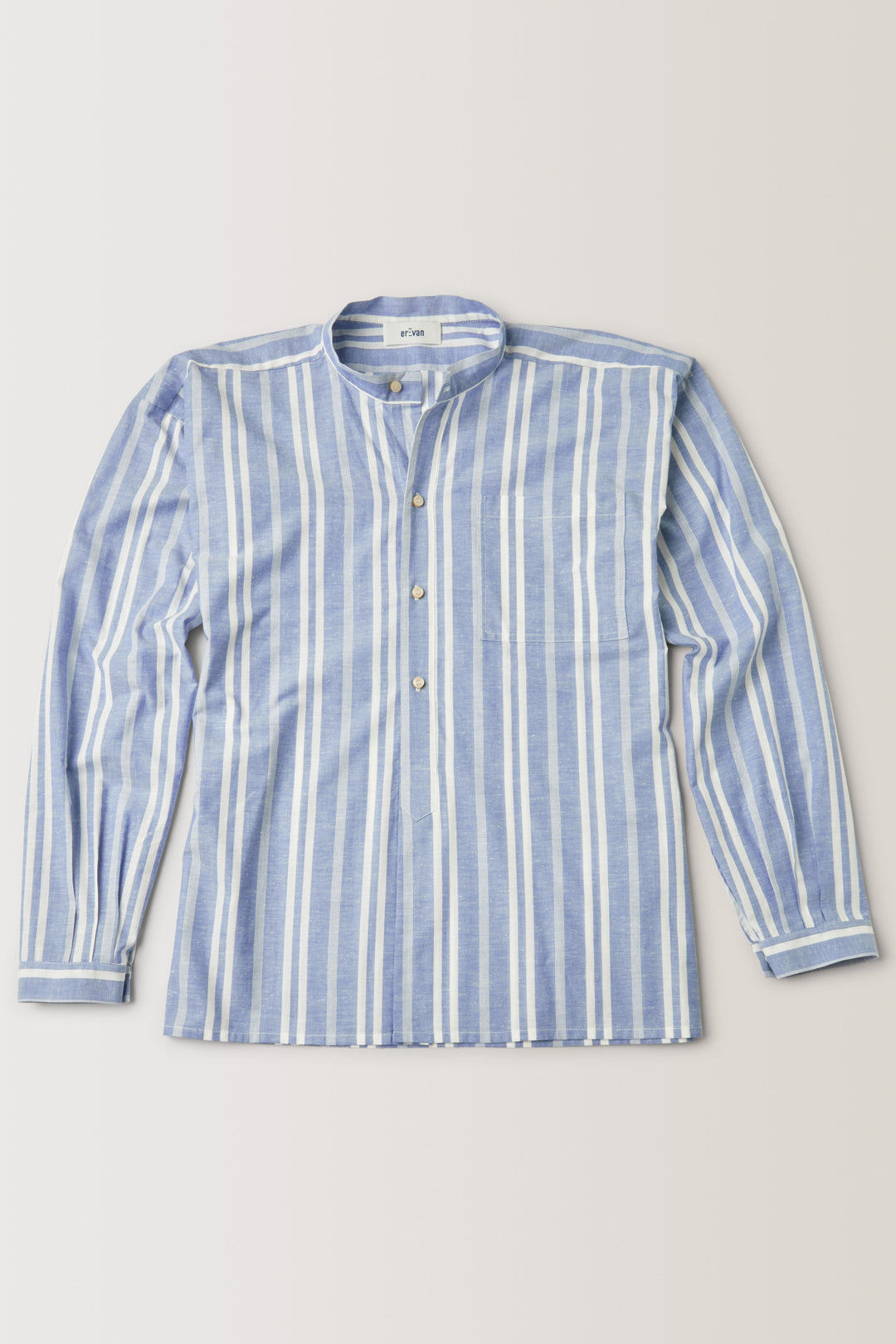 Chemise Lices • Rayure indigo | Chemise pour homme Erevan