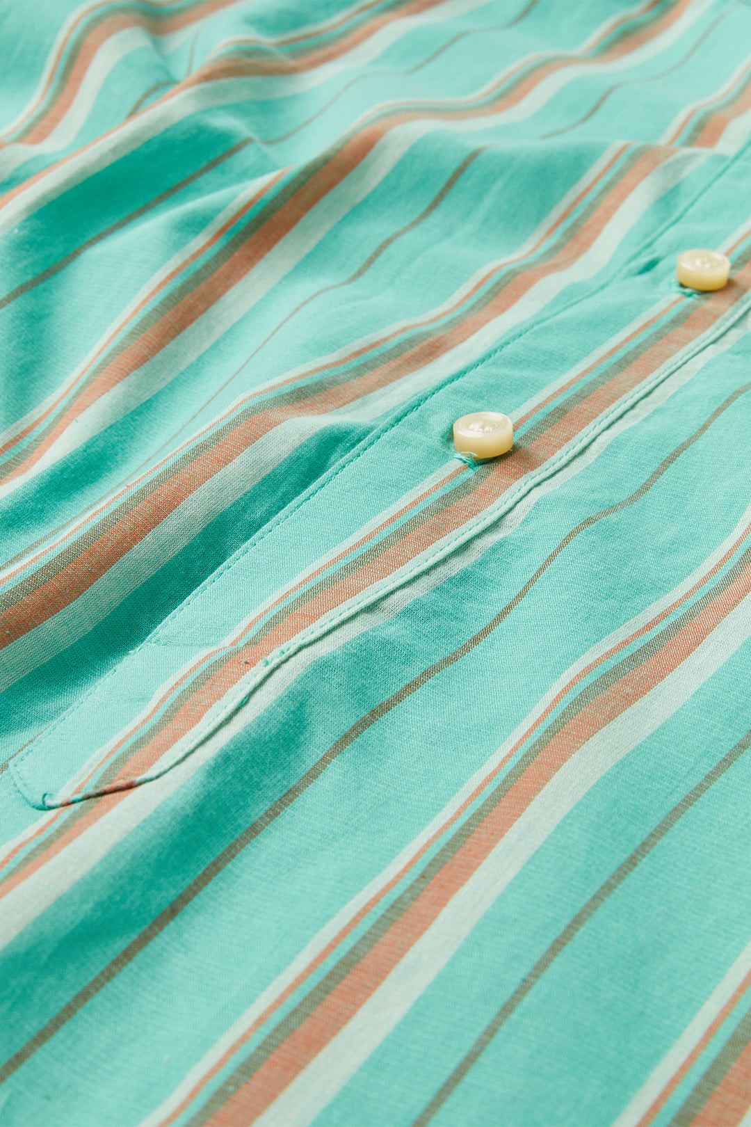 Chemise Lices • Rayure turquoise | Chemise pour homme Erevan