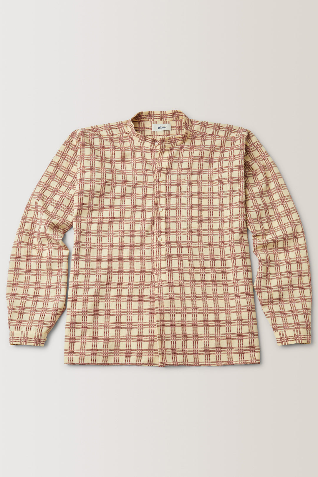 Chemise Lices • Triple rayure bordeaux | Chemise pour homme Erevan