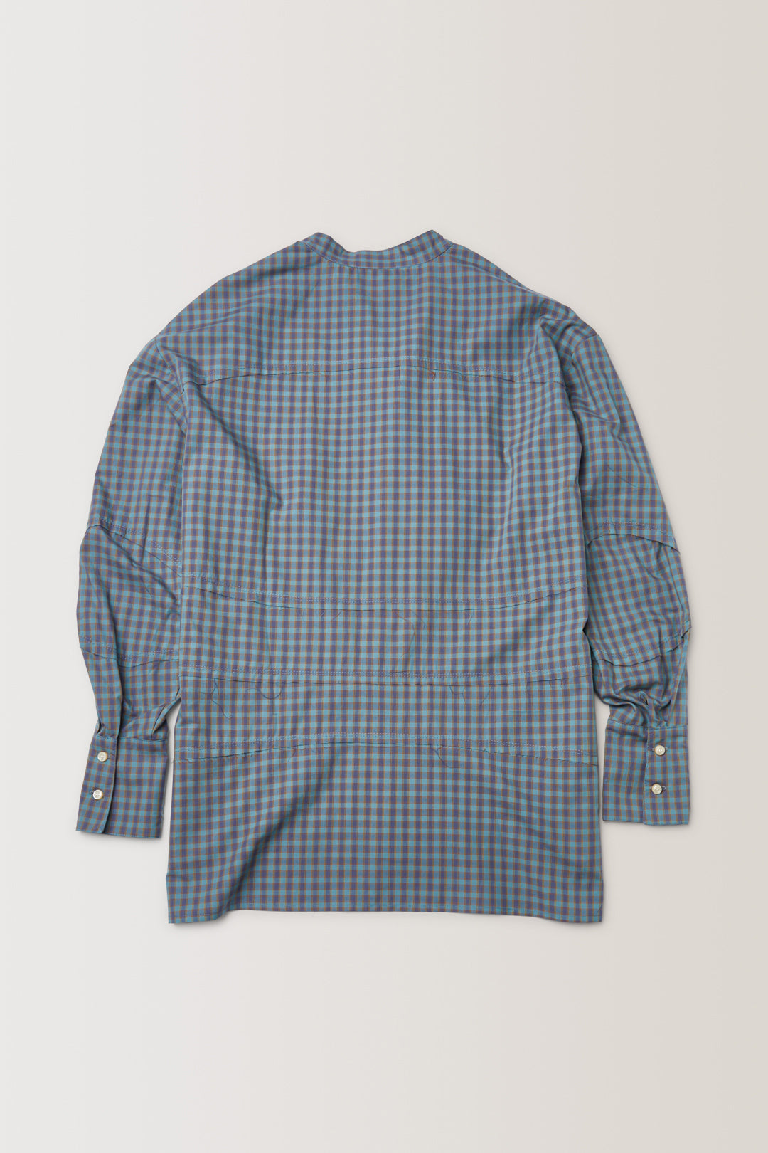 CHEMISE OKAZAKI - CARREAUX VERT