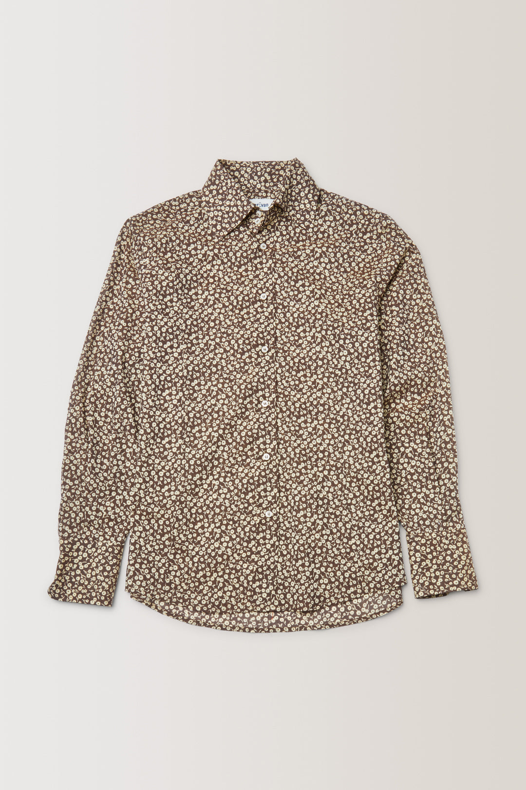 Chemise Will • Florale marron | Chemise pour homme Erevan