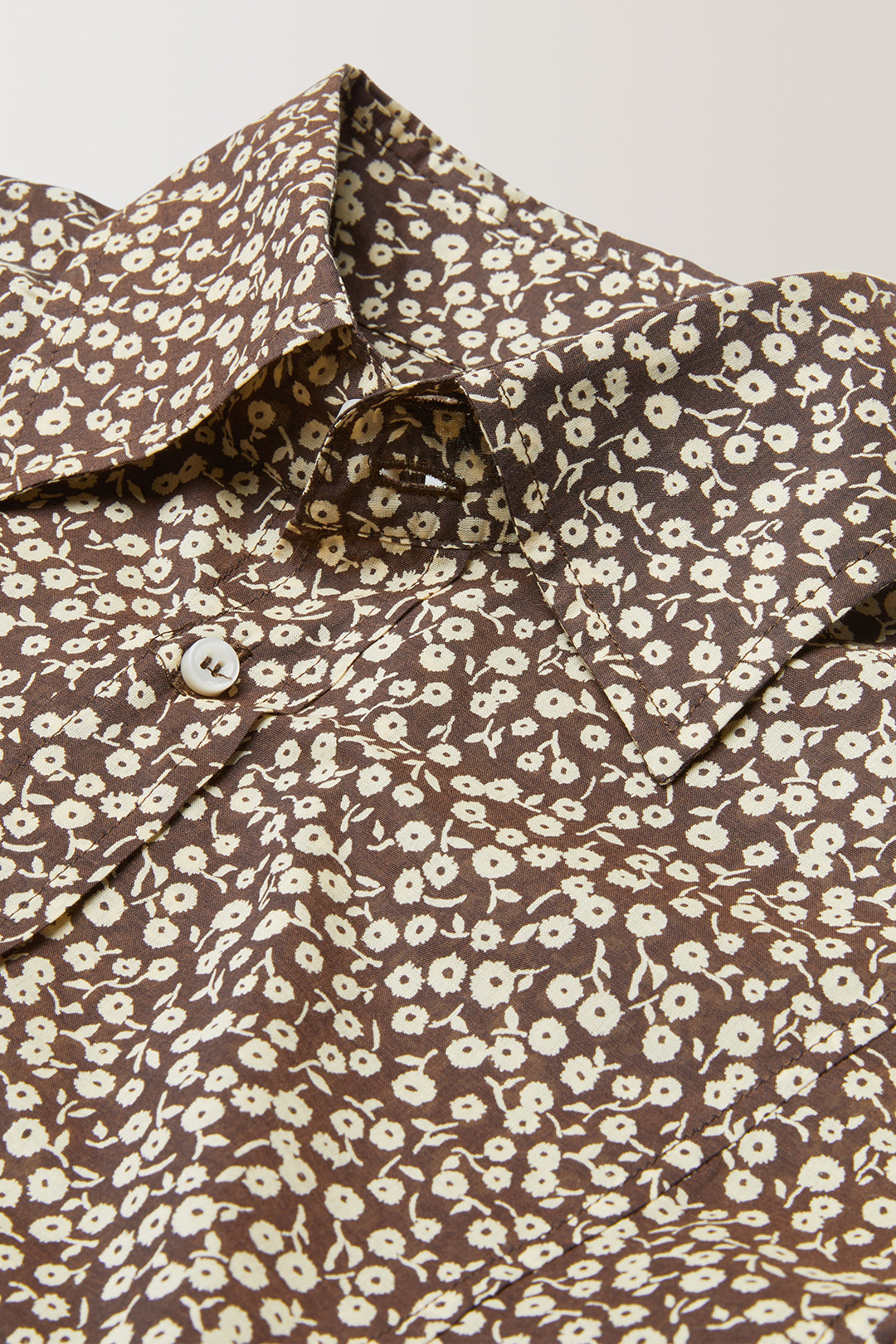 Chemise Will • Florale marron | Chemise pour homme Erevan