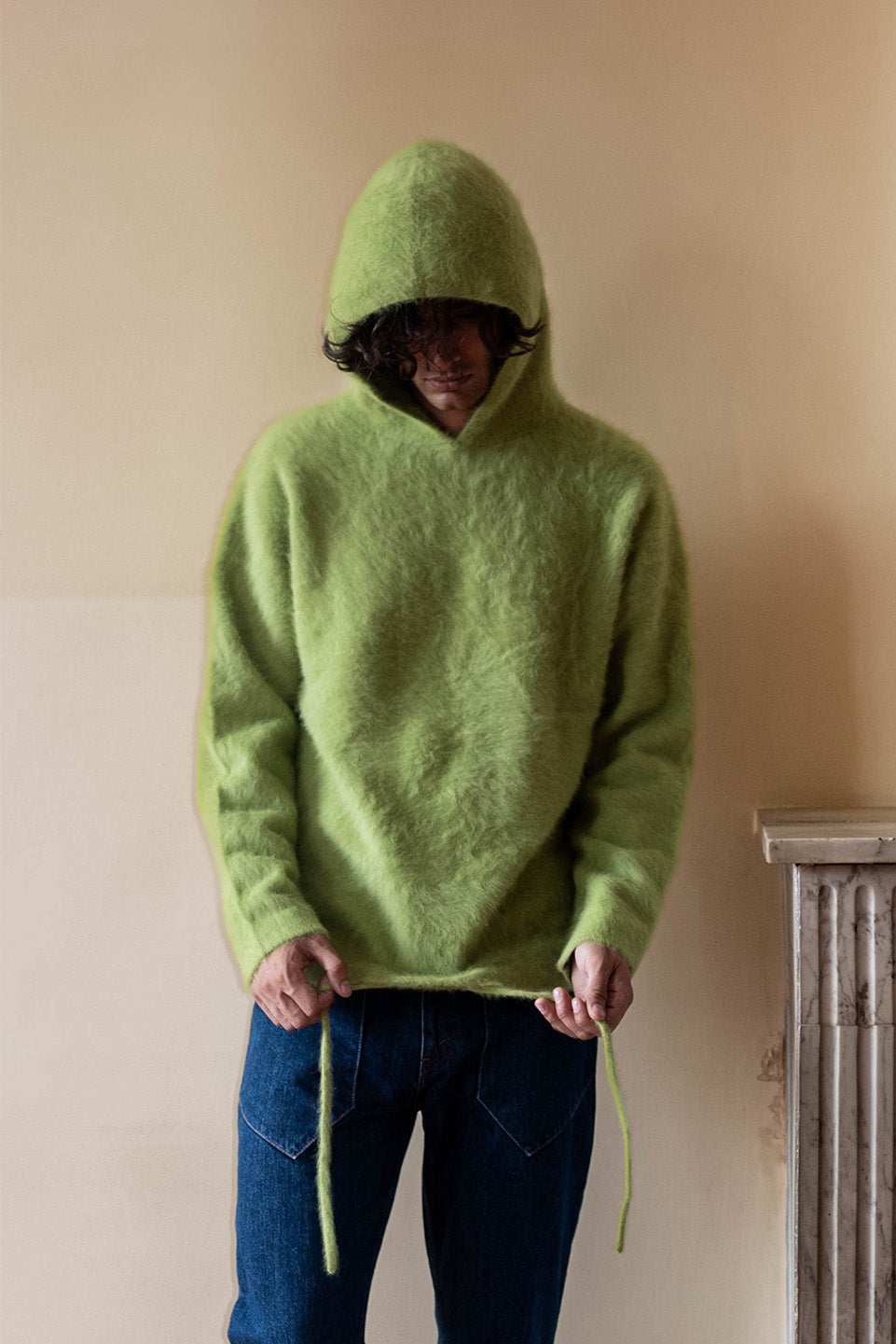 HOODIE FOX • CASHMERE VERT | Hoodie pour homme Erevan