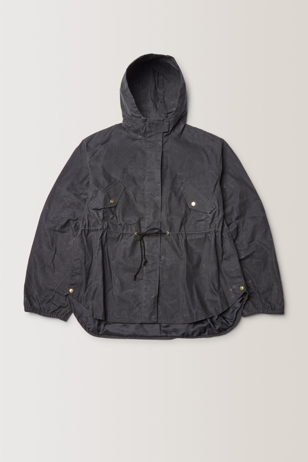 MISTRAL RAINCOAT - BLACK WAX