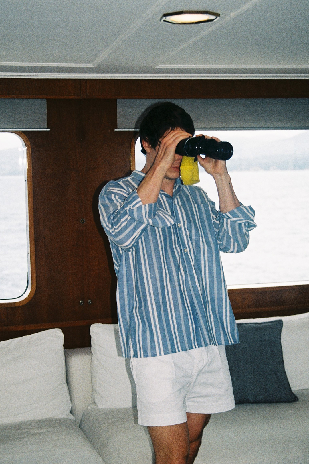 CHEMISE LICES - RAYURE INDIGO