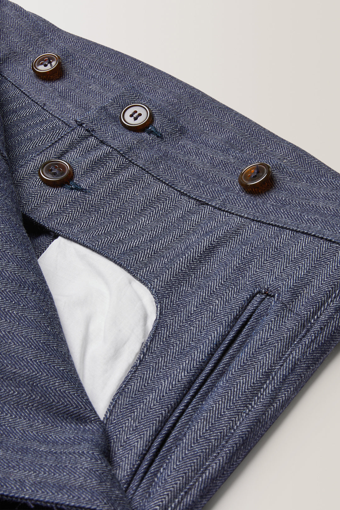 PANTALON A PONT - CHEVRON BRUT