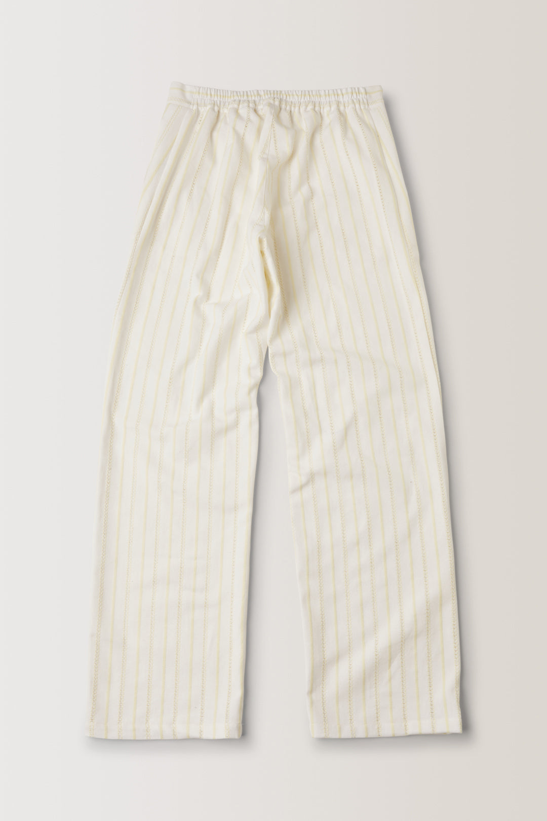 PANTALON CAPON • JACQUARD RAYURE CREME | Pantalon pour homme Erevan