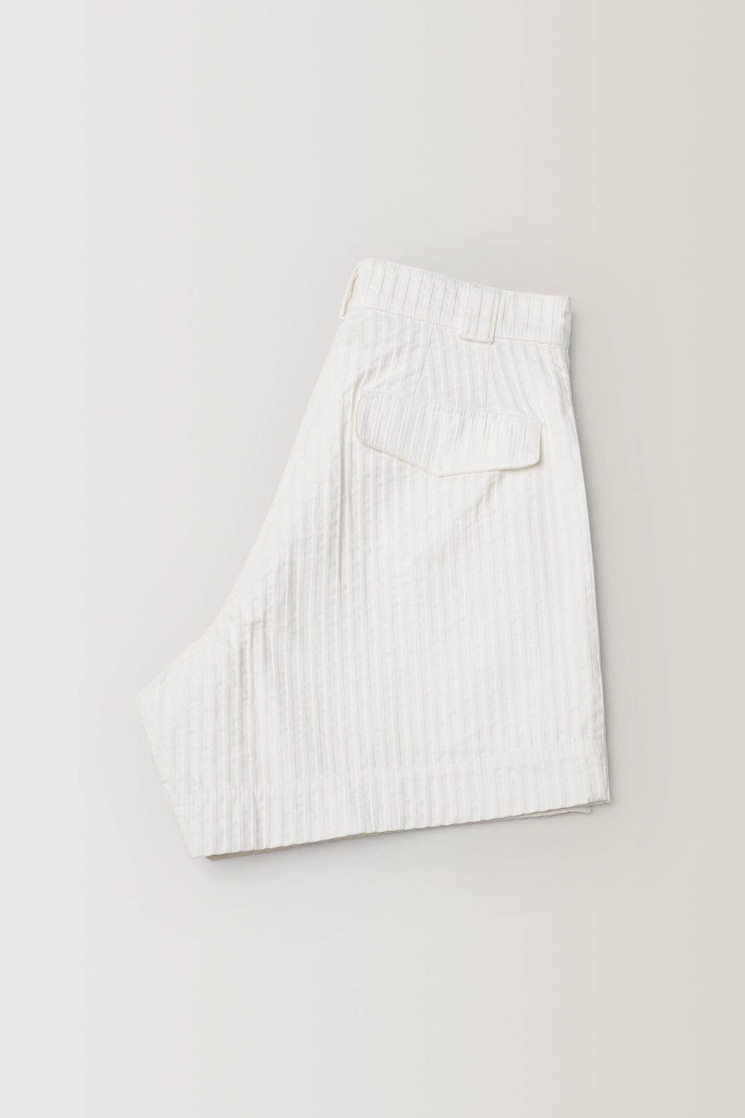 SHORT WALTER - STRIPE BLANC