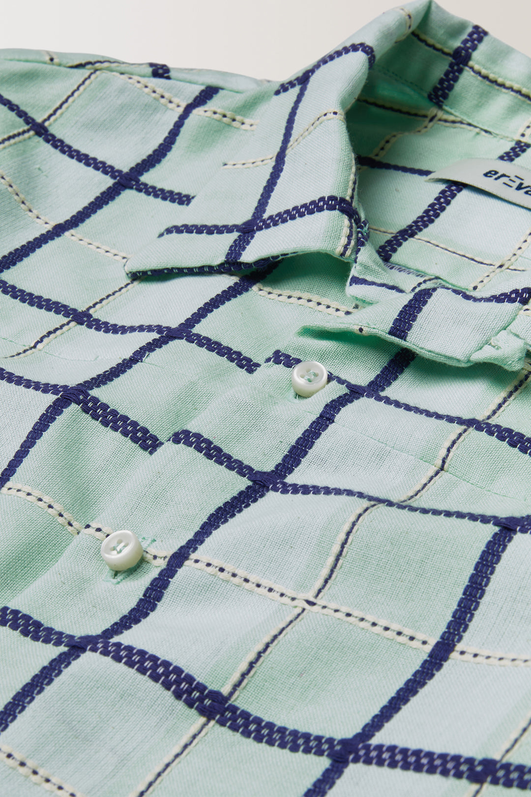 SURCHEMISE CAPON • TARTAN BLEU | Surchemise pour homme Erevan
